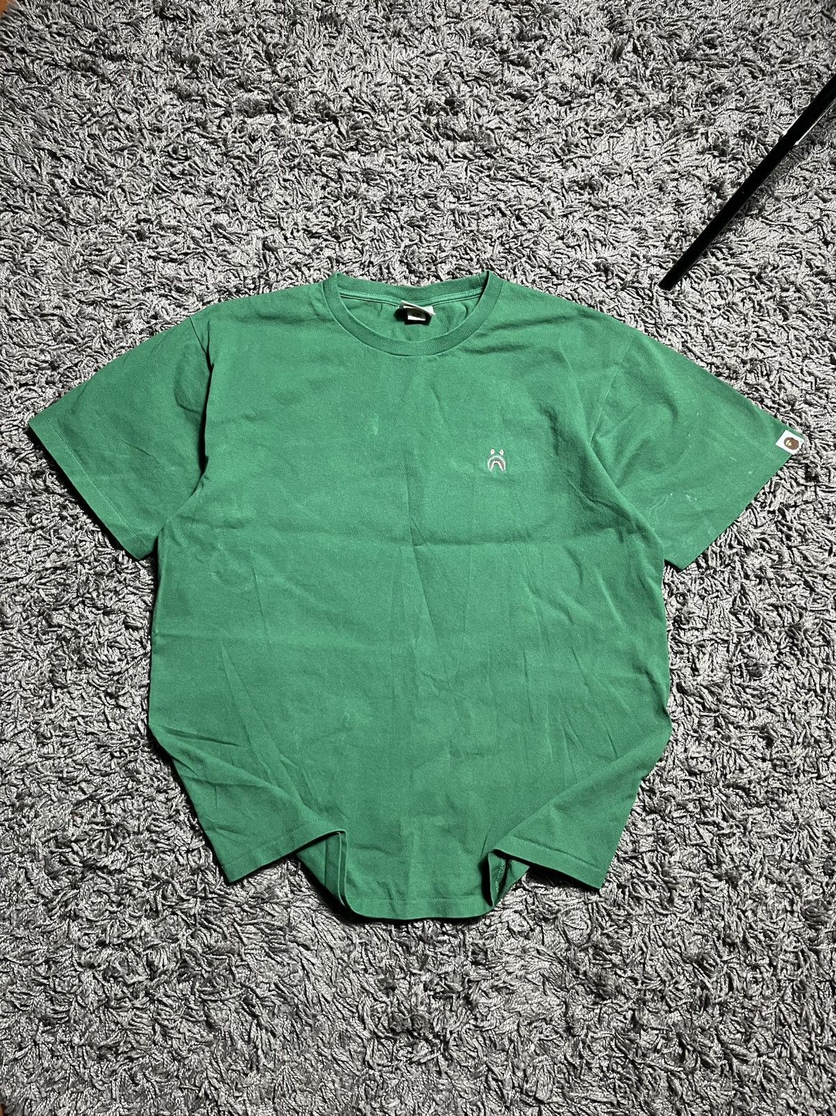 Bape BAPE SHARK ONE POINT WGM GREEN T-SHIRT Size US XL / EU 56 / 4 - 1 Thumbnail