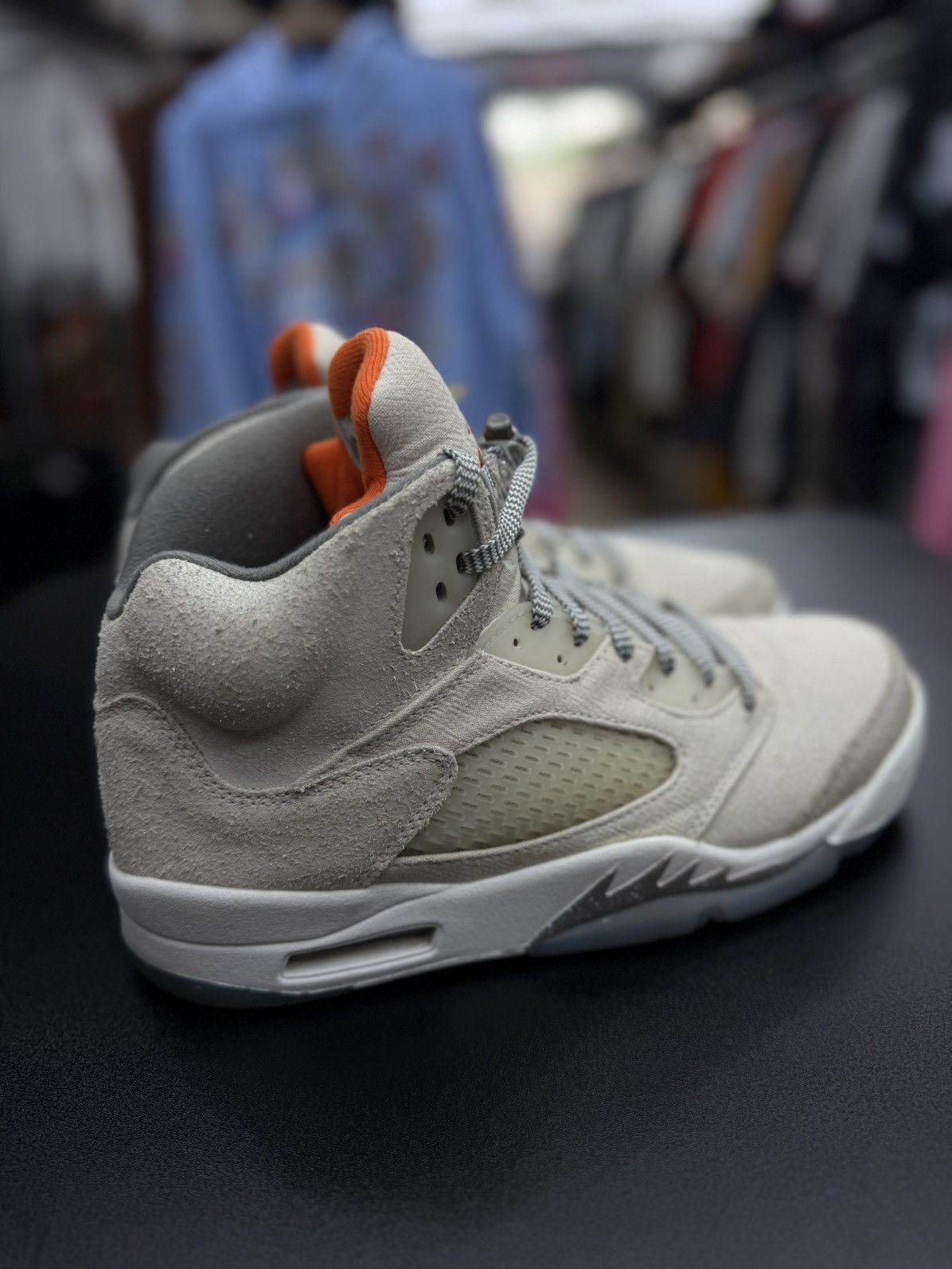 Jordan Brand × Nike Jordan 5 Craft Light Orewood Brown Size 9.5 🧼 Size US 9.5 / EU 42-43 - 2 Thumbnail
