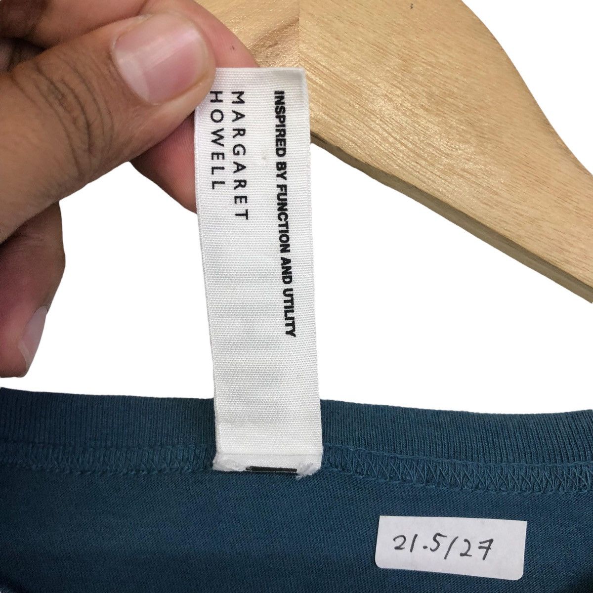 Designer × Margaret Howell *MARGARET HOWELL small spellout pocket tee Size US L / EU 52-54 / 3 - 9 Thumbnail