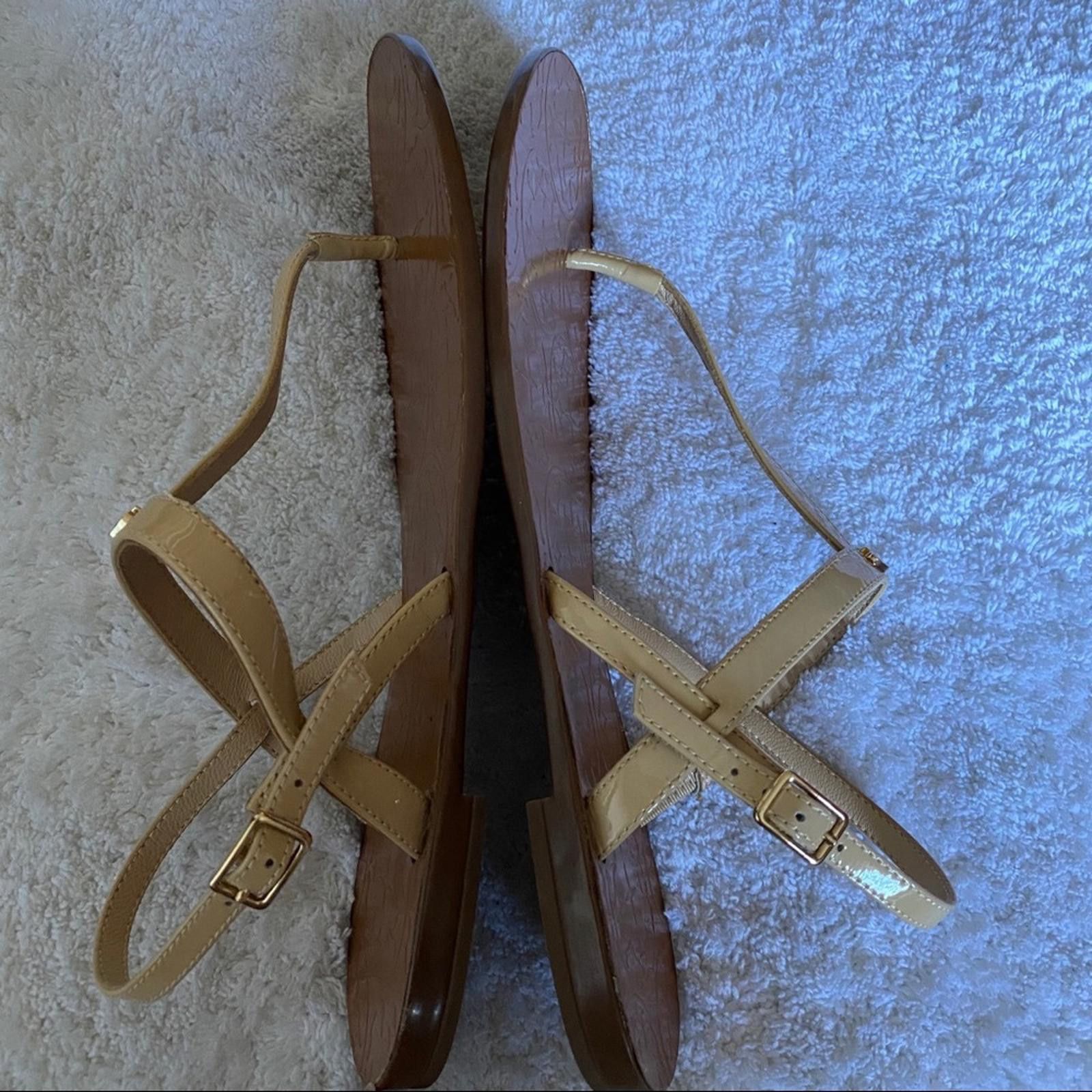 Other Kate Spade Tan Patent Leather Sandal Size US 9 / IT 39 - 6 Thumbnail
