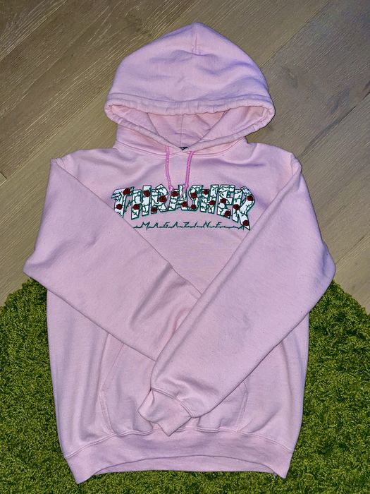 Thrasher hoodie with roses hot sale