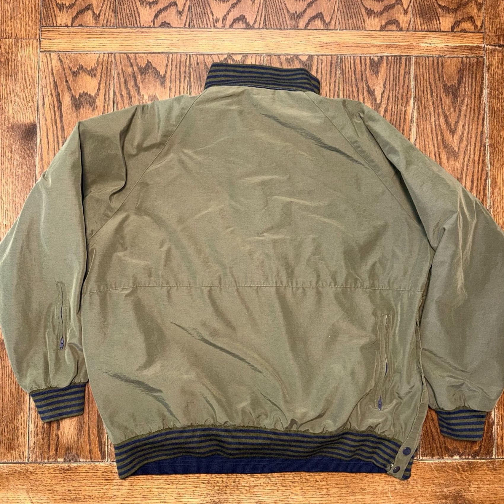 Izod VINTAGE Midwest IZOD Rolling Rock Jacket Mens L Green 1/4 Zip Size US L / EU 52-54 / 3 - 6 Thumbnail