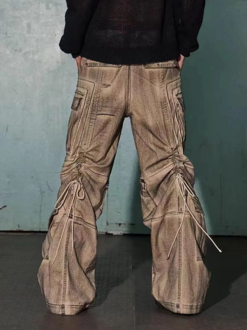 Designer × Japanese Brand Vintage Hip Hop Street Style Loose Casual Pants Size US 31 - 3 Thumbnail