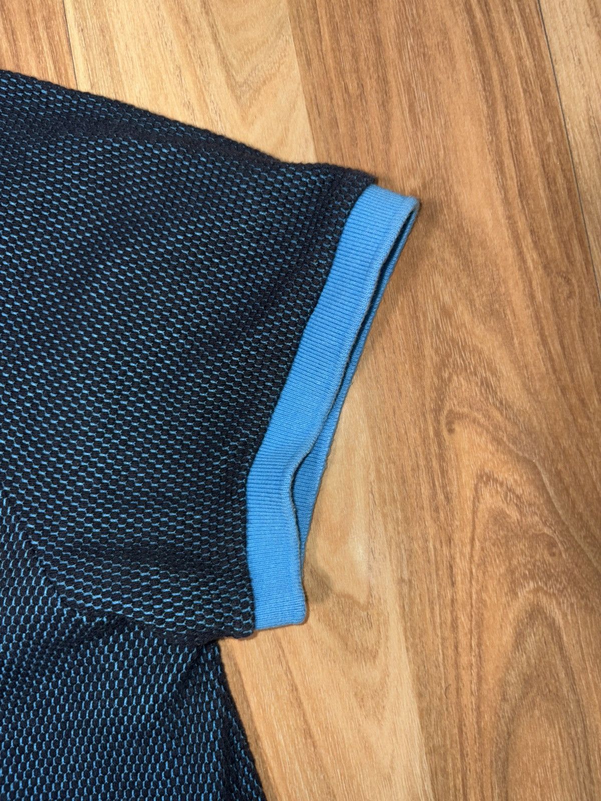 Puma Puma Textured Micro-Knit Polo Navy Blue Size L 585679-01 Size US L / EU 52-54 / 3 - 4 Thumbnail