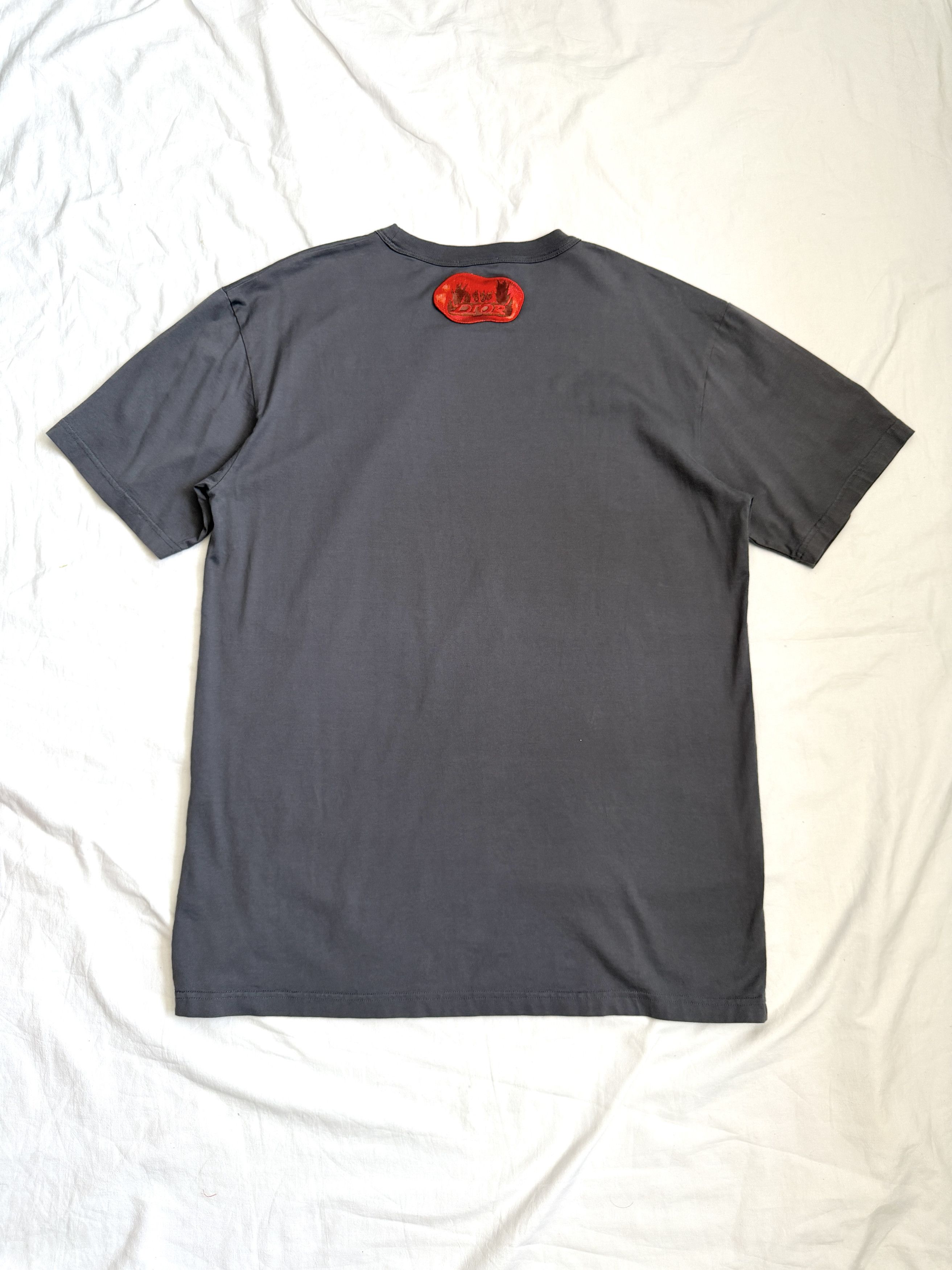 Dior DIOR X Cactus Jack Oversized T-Shirt - Grey Size US M / EU 48-50 / 2 - 2 Thumbnail