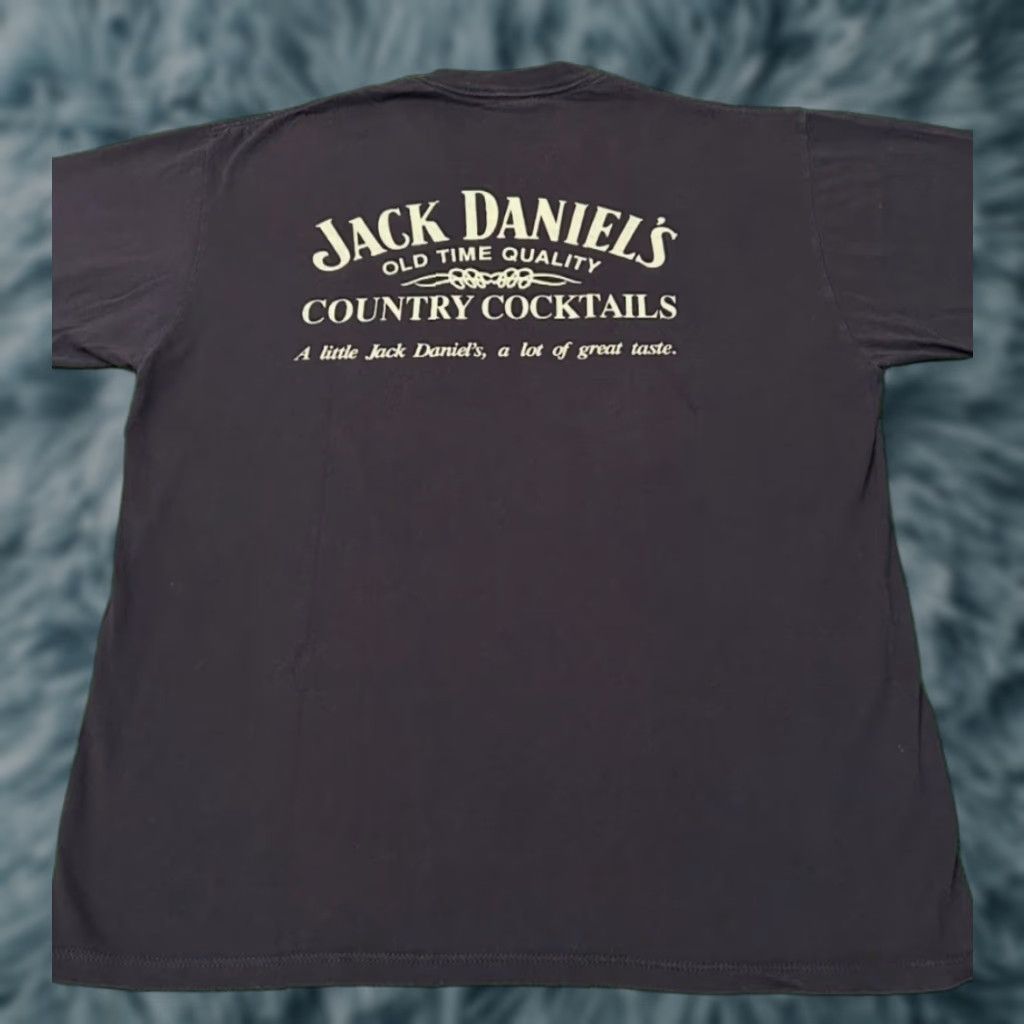Vintage VINTAGE 90s Jack Daniels Country Cocktail Promo Pocket Tee VTG Shirt Mens XL Blue Pocket Tee 90s Mens XL Size US XL / EU 56 / 4 - 1 Thumbnail