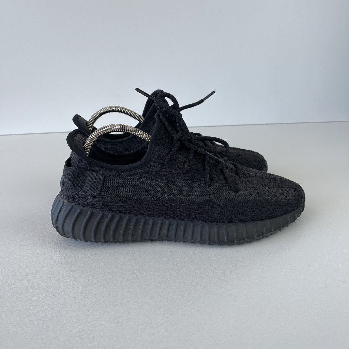 Adidas × Kanye West Adidas Yeezy 350 V2 Onyx Shoes Full Black HQ4540 Size US 10.5 / EU 43-44 - 4 Thumbnail