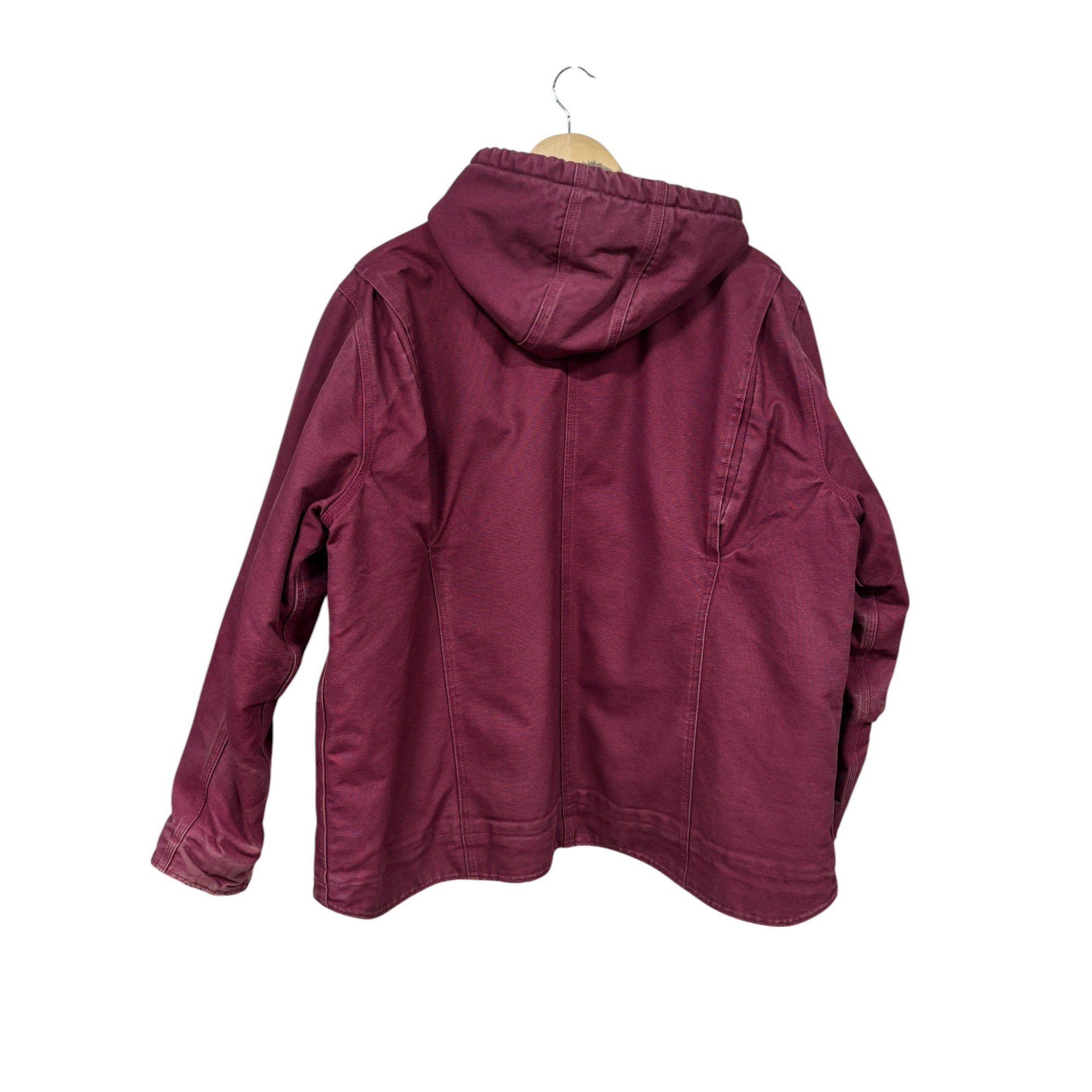 Carhartt Vintage Carhartt Women's Pink Sherpa Lined J130 Zip Up Work Size US XXL / EU 58 / 5 - 2 Thumbnail