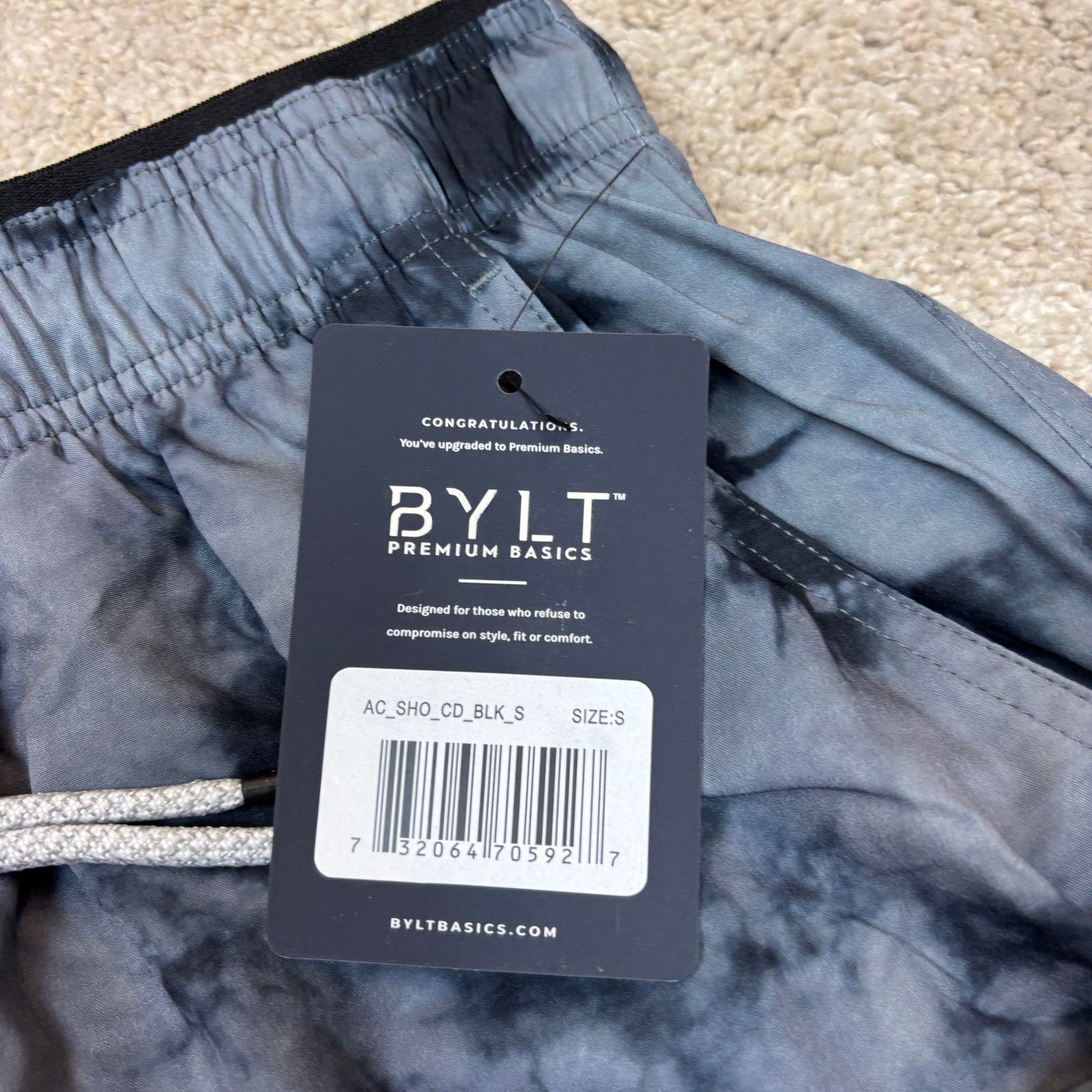 Other Bylt Premium Basics Active Lined Tie Dye 7" Shorts Men's S Size US 26 / EU 42 - 8 Thumbnail