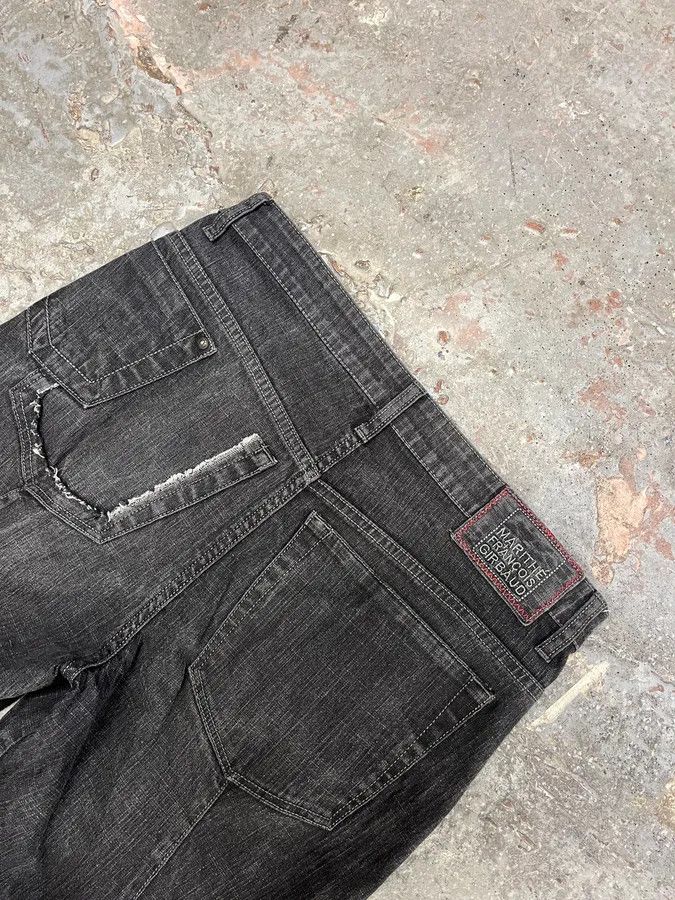 Marithe + Francois Girbaud 2000s Marithé + François Girbaud Grey Soft Denim Pants Size US 31 - 7 Thumbnail