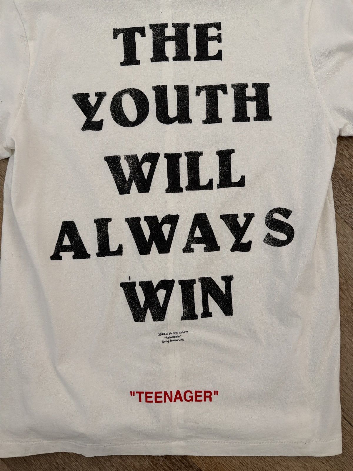 Off-White Offwhite white teenager tshirt size medium Size US M / EU 48-50 / 2 - 8 Thumbnail