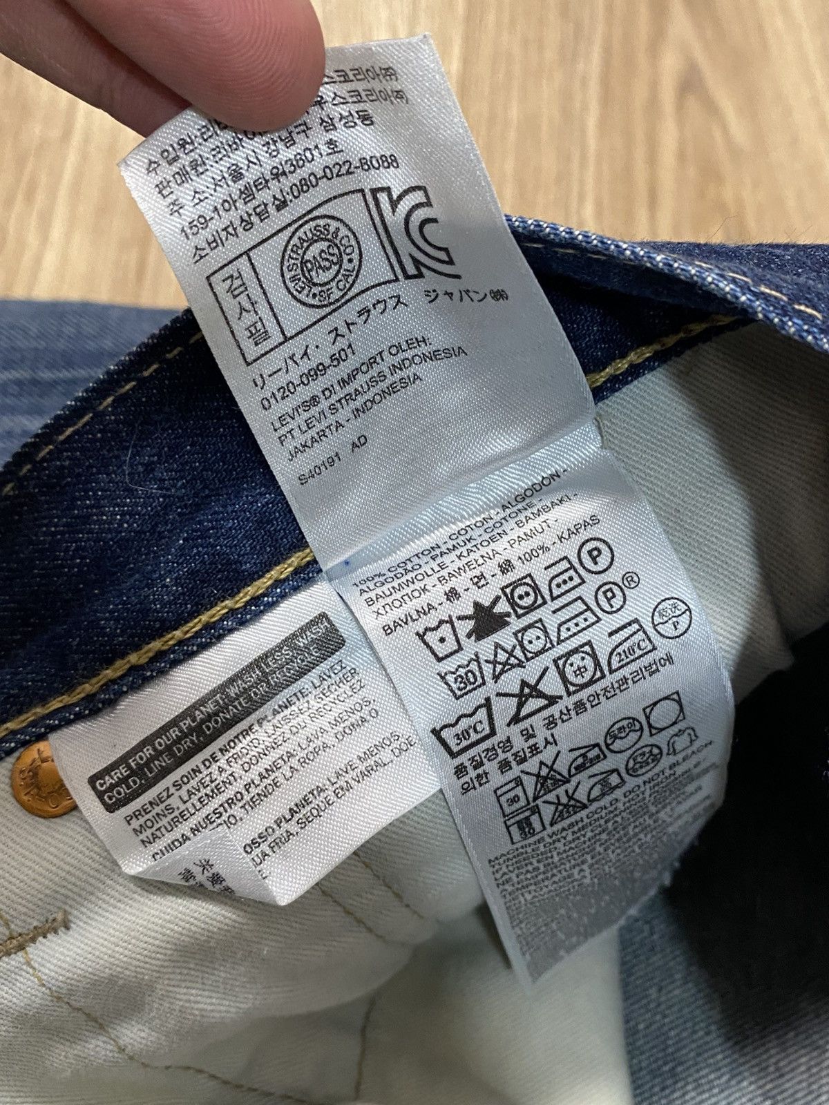 LVC × Levi's × Levi's Made & Crafted Levi’s 501 Sun-faded Denim-head Japanese Style Jeans Size US 34 / EU 50 - 5 Thumbnail