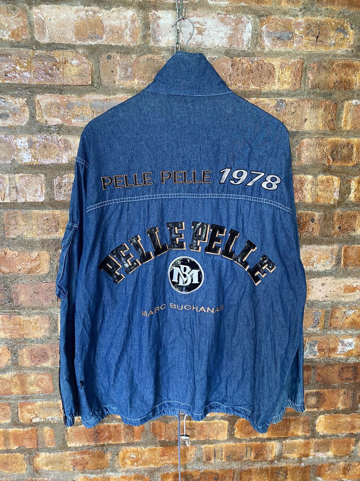 Pelle Pelle 1990s Pelle Pelle Embroidery light Jacket Size US XL / EU 56 / 4 - 2 Thumbnail
