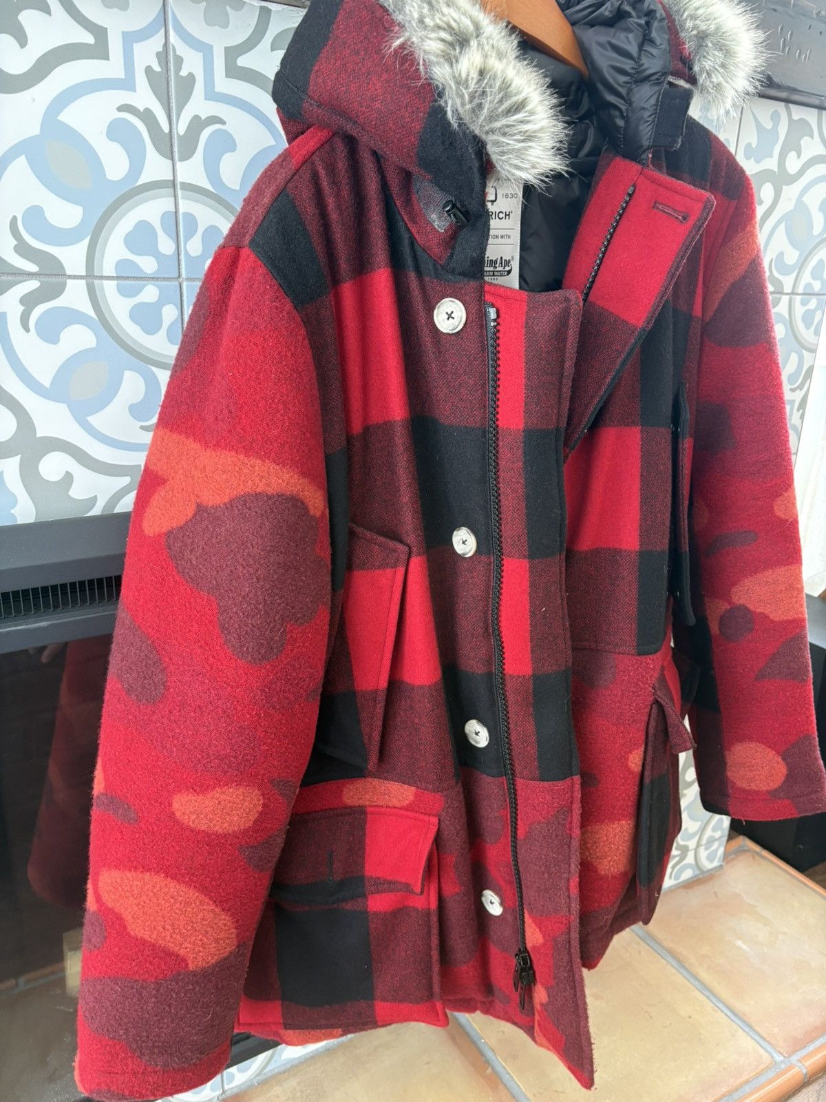 Woolrich Woolen Mills A Bathing Ape x Woolrich Parka Size US L / EU 52-54 / 3 - 1 Thumbnail