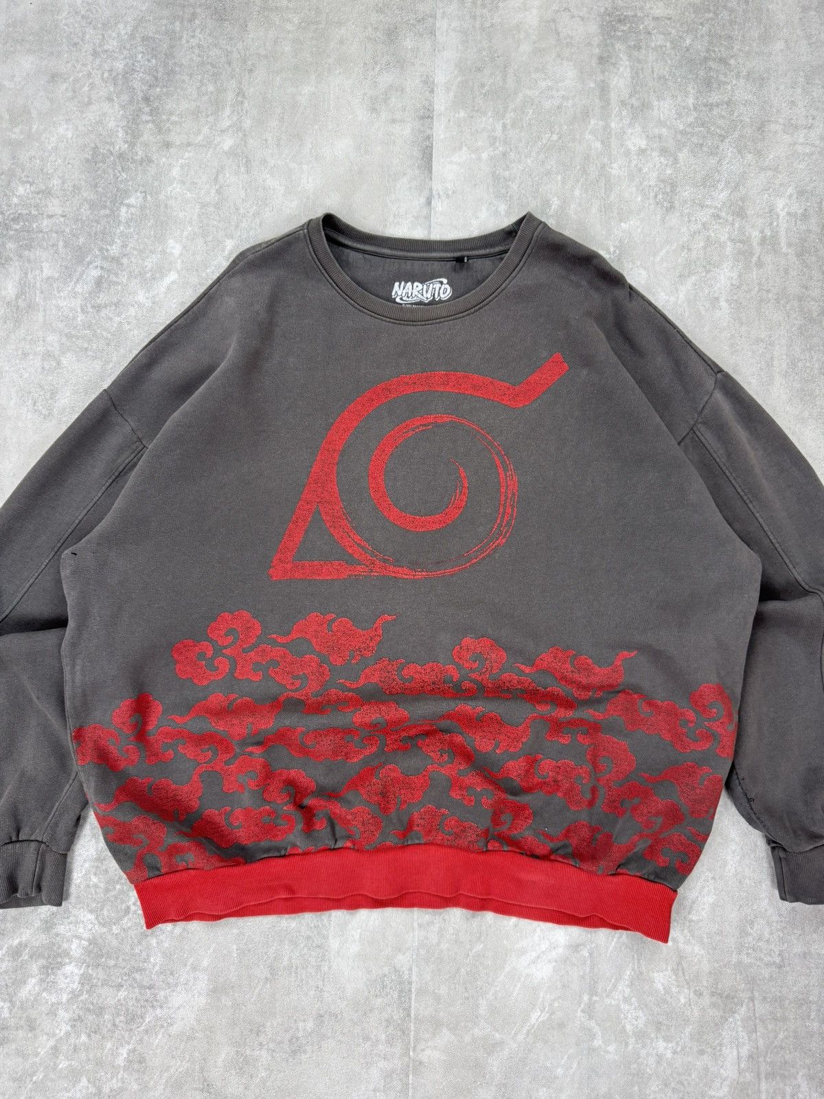 Anime × Vintage Vintage NARUTO MASASHI KISHIMOTO 2002 Sweatshirt Faded Size US L / EU 52-54 / 3 - 2 Thumbnail