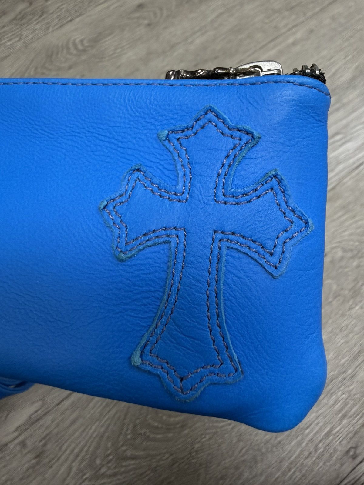 Chrome Hearts Chrome Hearts Blue Cross Patch Wallet With Lanyard Size ONE SIZE - 3 Thumbnail