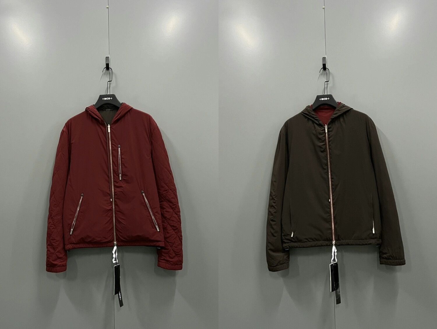 Hermes HERMES Two-Tone Reversible Hooded Jacket Size US M / EU 48-50 / 2 - 4 Thumbnail
