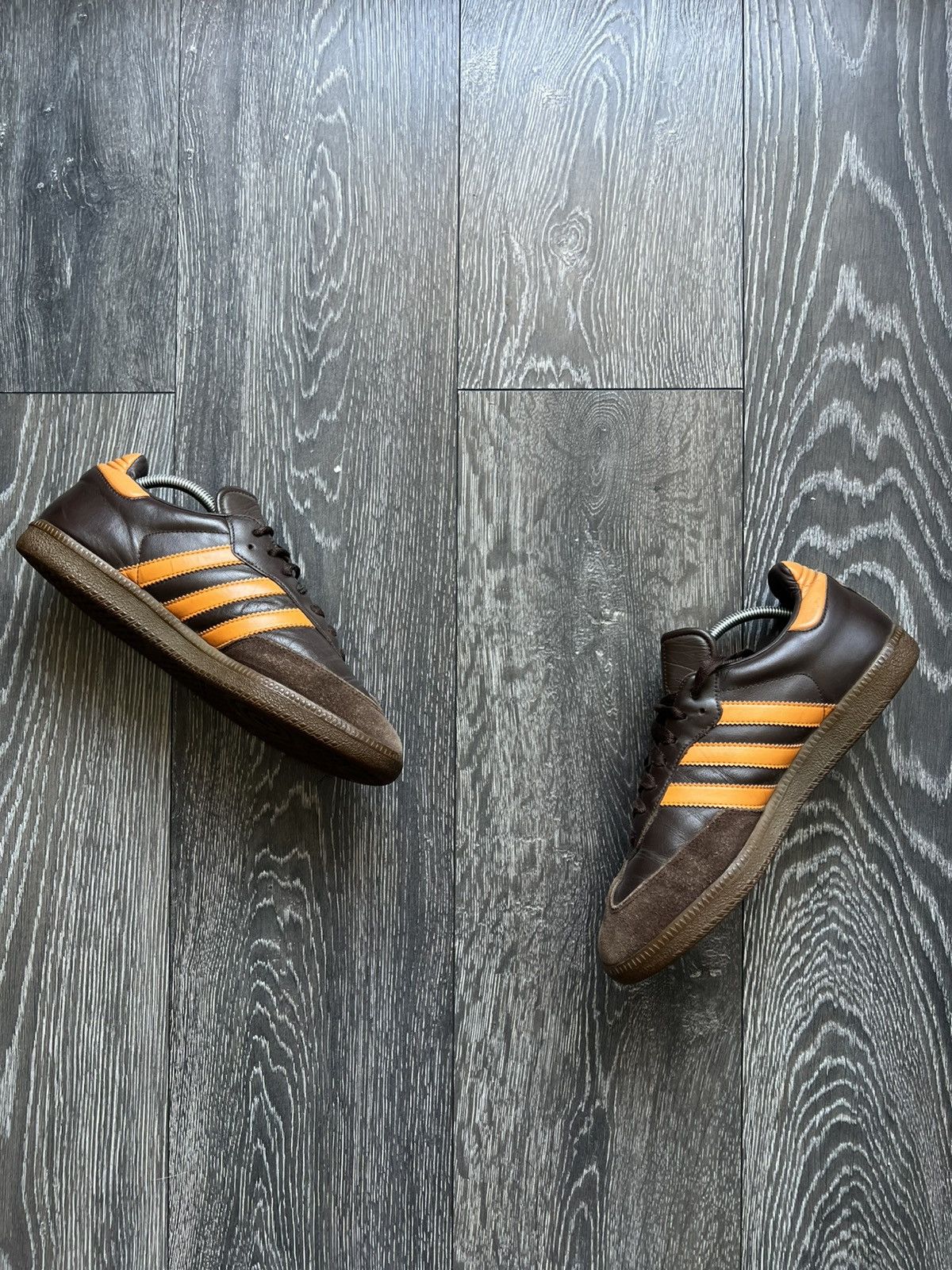 Adidas Vintage rare y2k 2006 Adidas Samba Og Low Sneakers brown Size US 8 / EU 41 - 6 Thumbnail