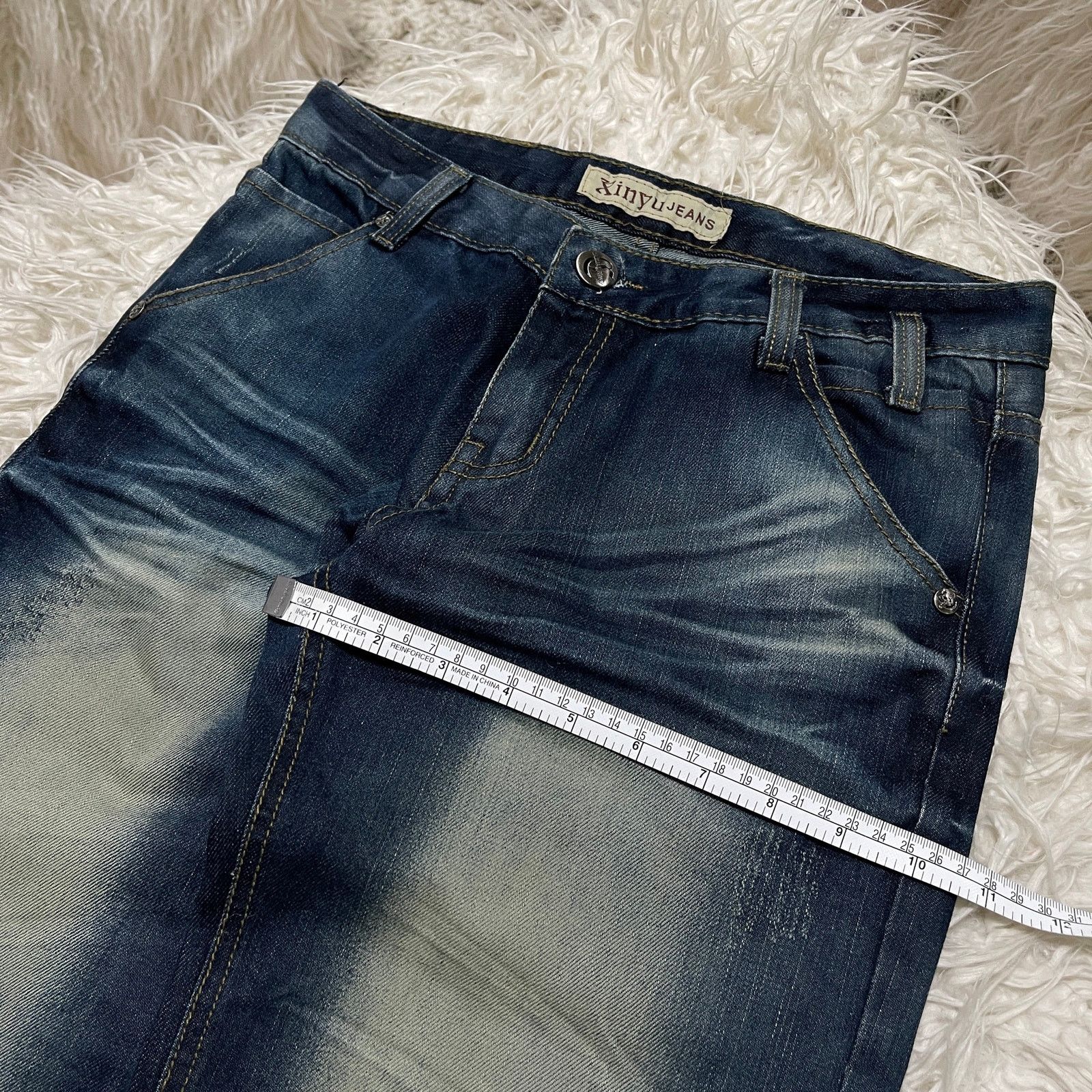 Hysteric Glamour × Japanese Brand × Vintage Vintage Japanese Brand Faded Low-rise Bootcut Denim Jeans Size US 30 / EU 46 - 18 Thumbnail