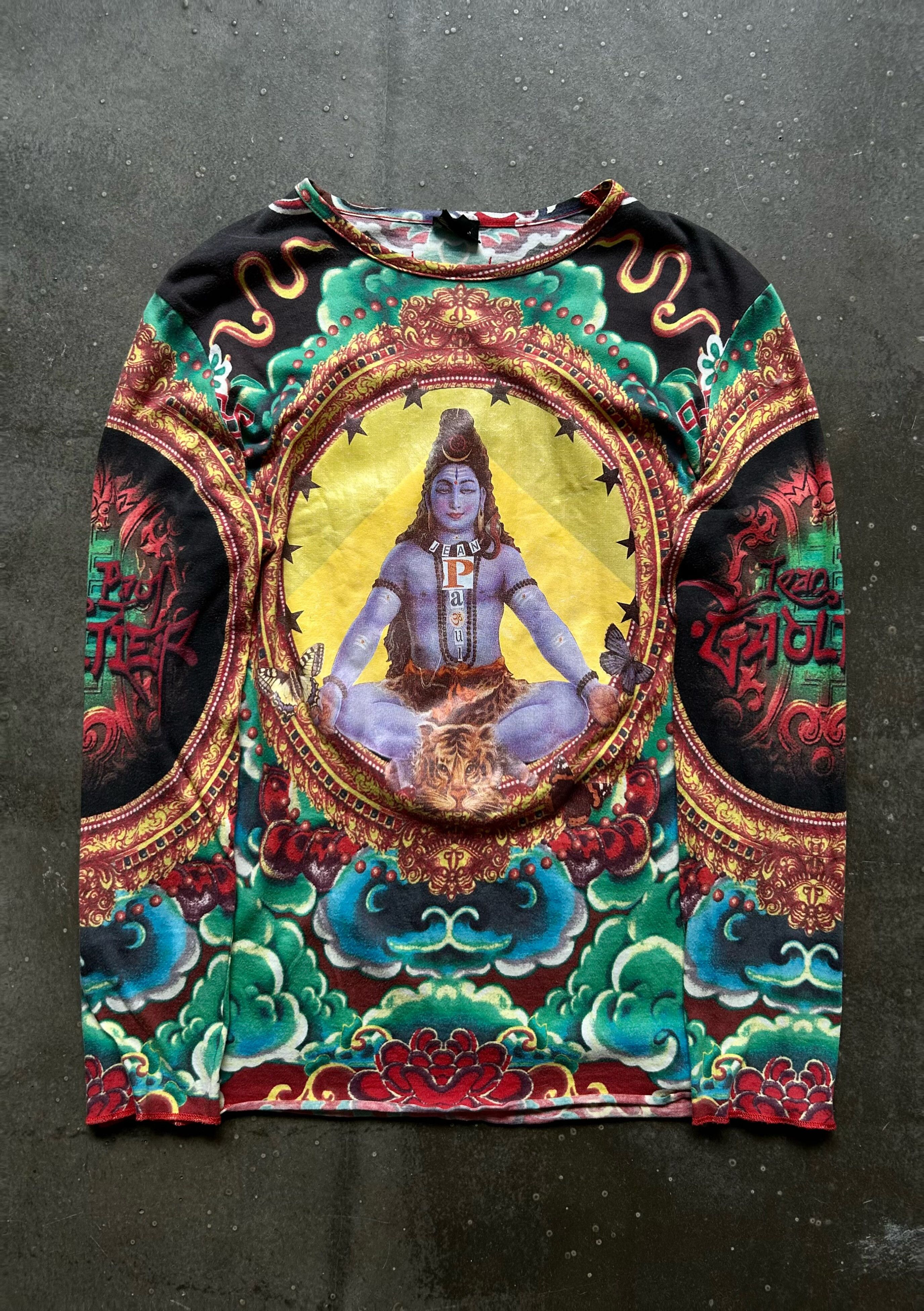 Jean Paul Gaultier Jean Paul Gaultier long sleeve motorcycle print