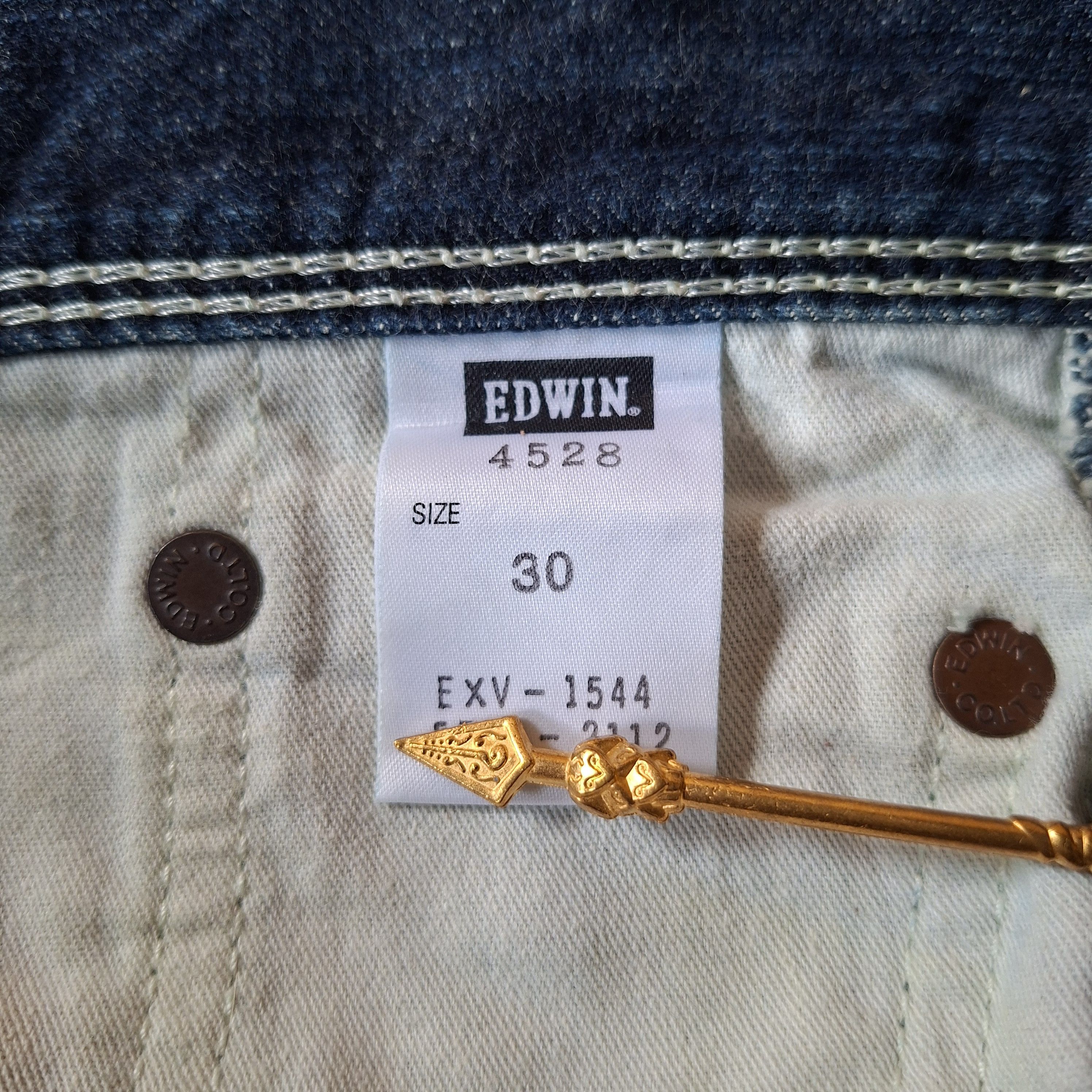 Edwin 💥 Edwin XV buckle back indigo 3q denim jeans Size US 32 / EU 48 - 6 Thumbnail