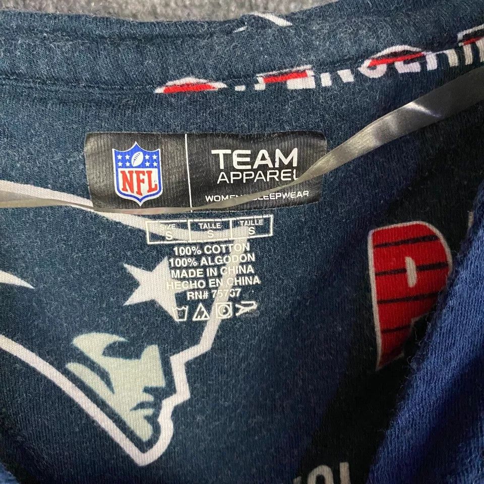 NFL New England Patriots Hoodie Top Women's Small Hooded Cotton Size S / US 4 / IT 40 - 3 Thumbnail