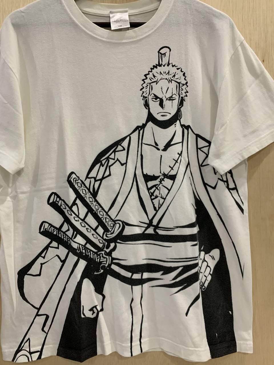 Anime Roronoa Zoro Zorojuro Wano One Piece Anime Tee Size US L / EU 52-54 / 3 - 2 Thumbnail