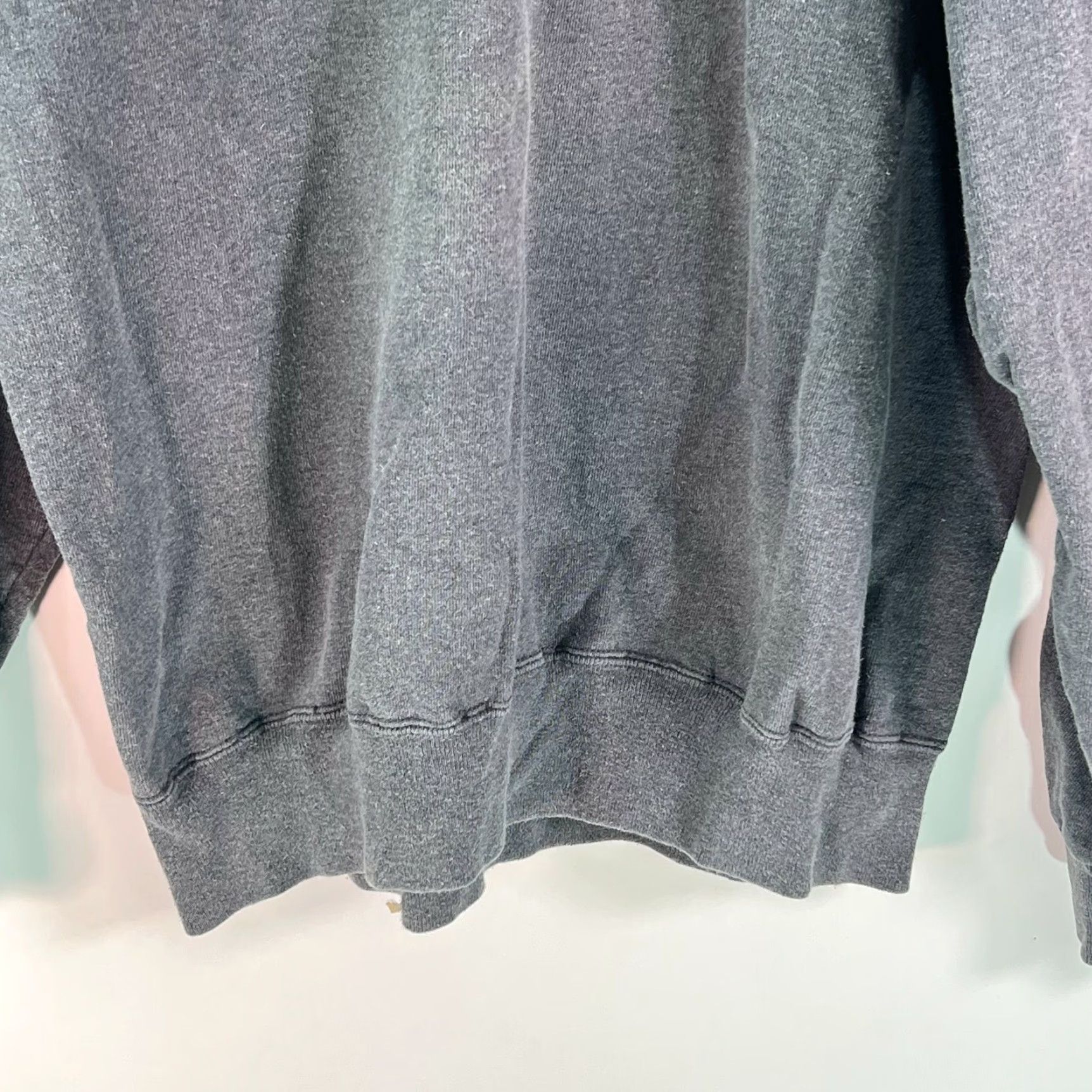 Champion Champion Sweatshirt Mens XL Gray Long Sleeve Crew Neck Pullover Casual, 93% Cotton, 7% Polyester, Logo, Solid, Regular Fit Size US XL / EU 56 / 4 - 5 Thumbnail