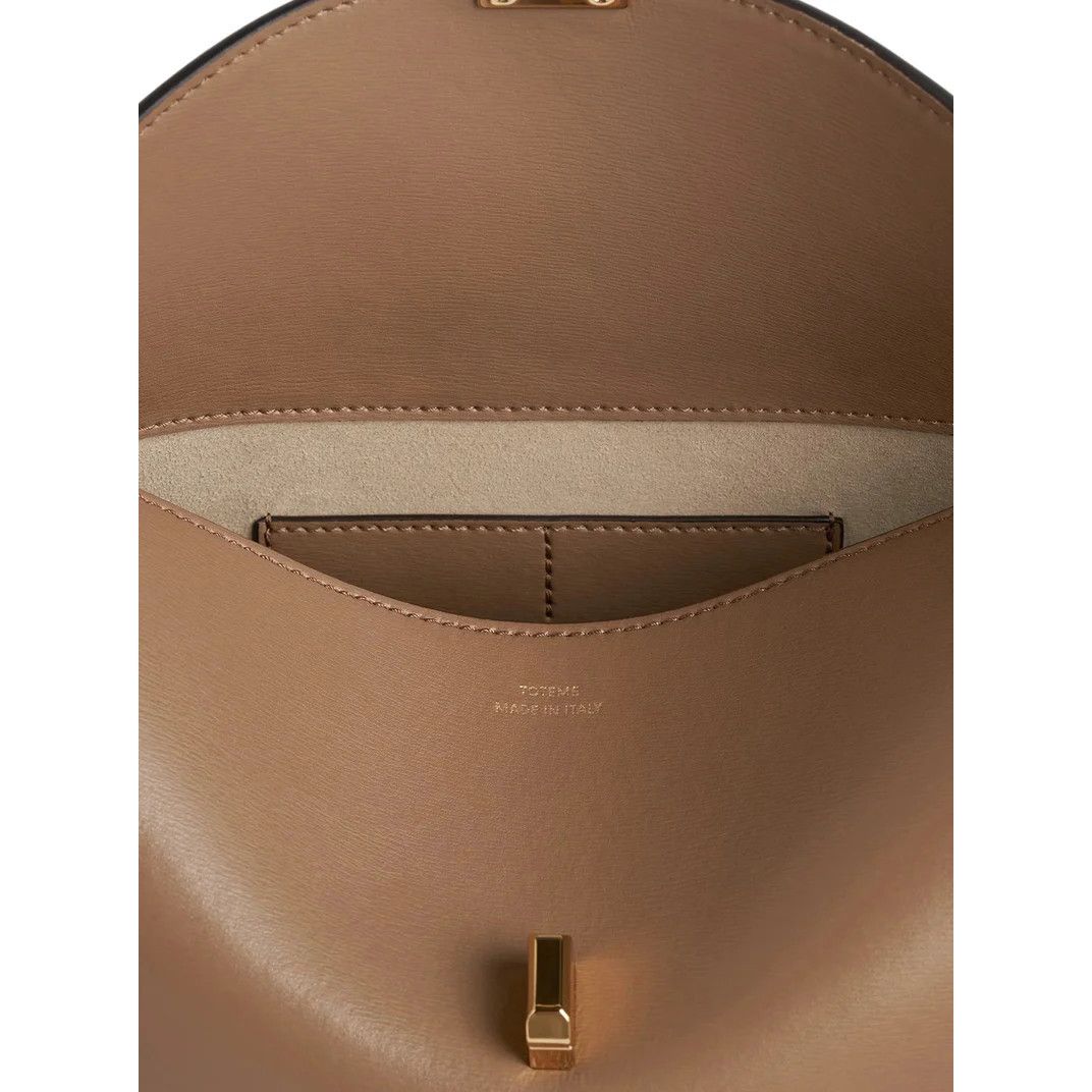 Toteme TOTEME T-Lock $990 Camel Leather Clutch New And Authentic Size ONE SIZE - 3 Thumbnail