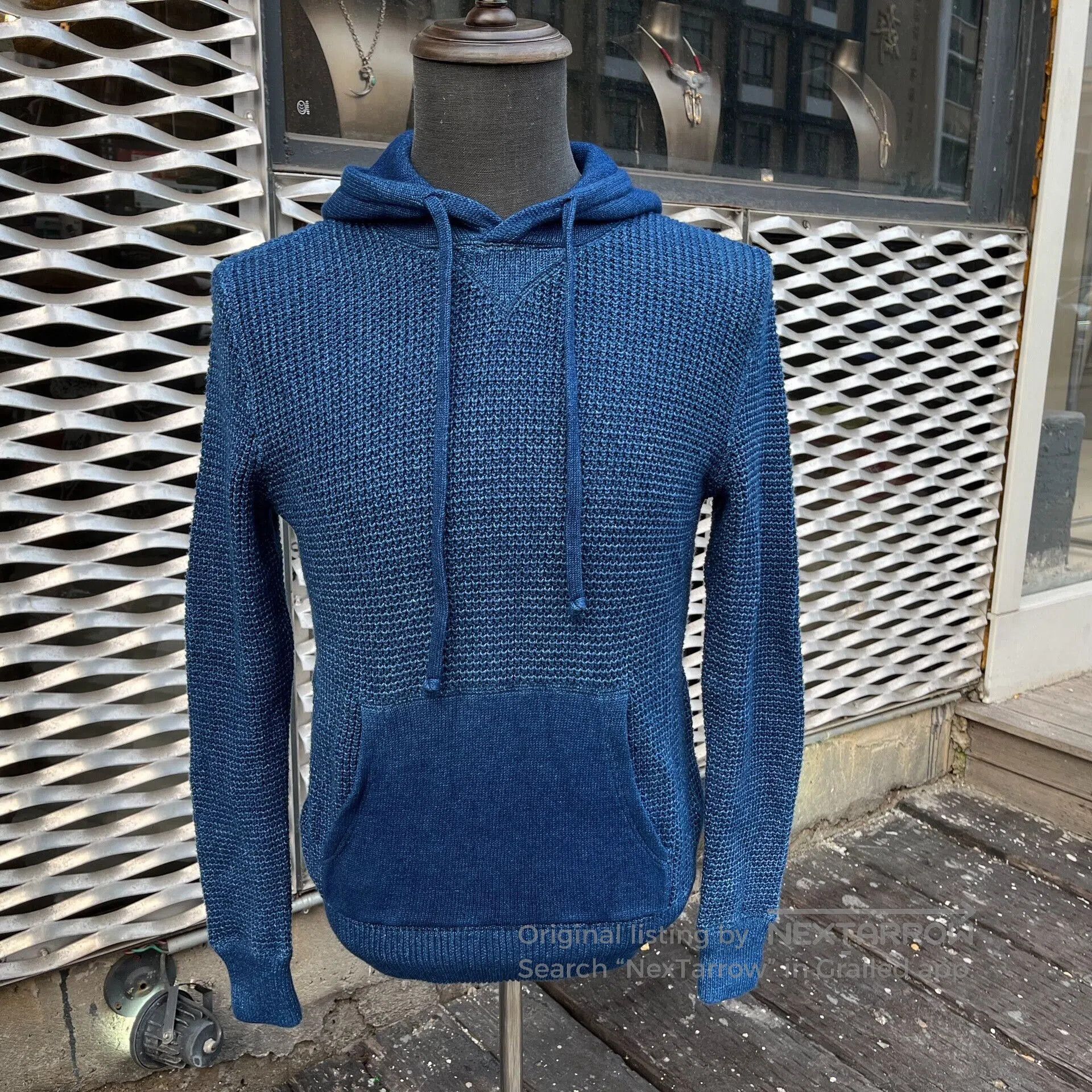 RRL Ralph Lauren rrl knitted hoodie sweater by ralph lauren. Size US S / EU 44-46 / 1 - 1 Thumbnail