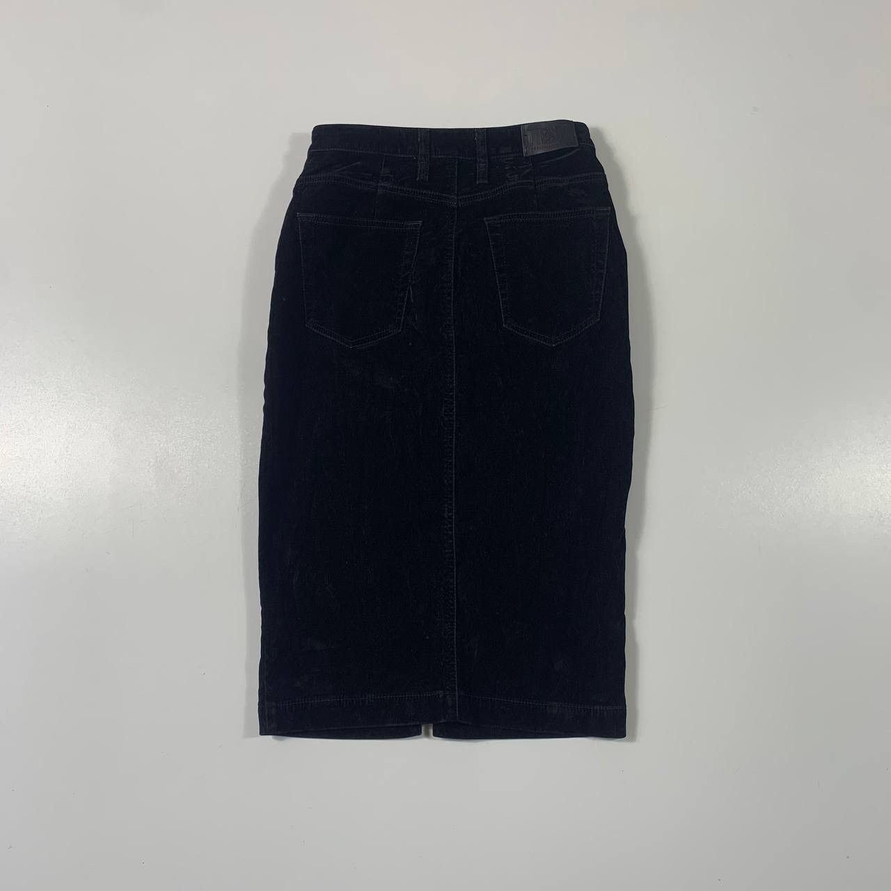 Diesel × Vintage vintage 90s diesel skirt velour luxury y2k Size 26" / US 2 / IT 38 - 1 Thumbnail