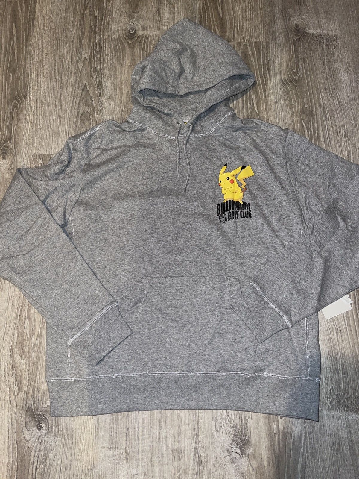 image of Billionaire Boys Club x Pokemon Pikachu Starfield Hoodie in Grey, Men's (Size XL)