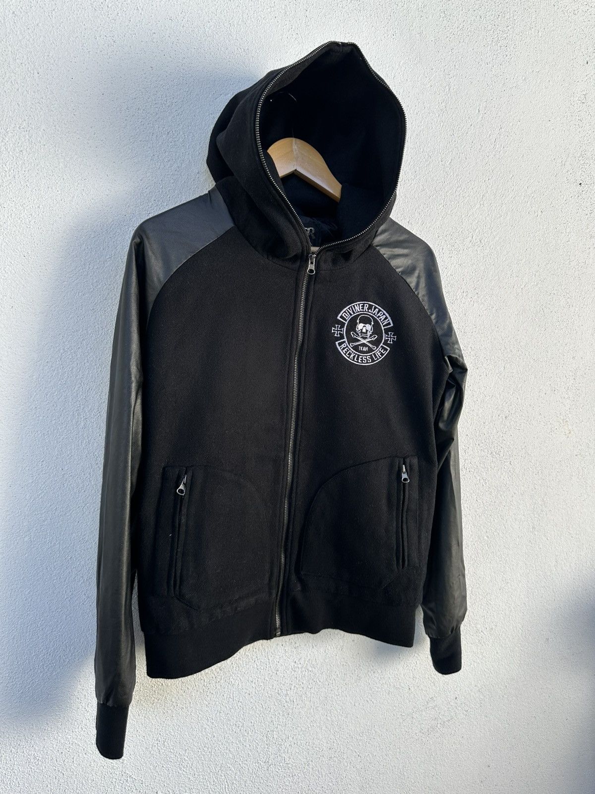 If Six Was Nine Deviner Skull Punk Full Zipper Jacket Size US M / EU 48-50 / 2 - 7 Thumbnail