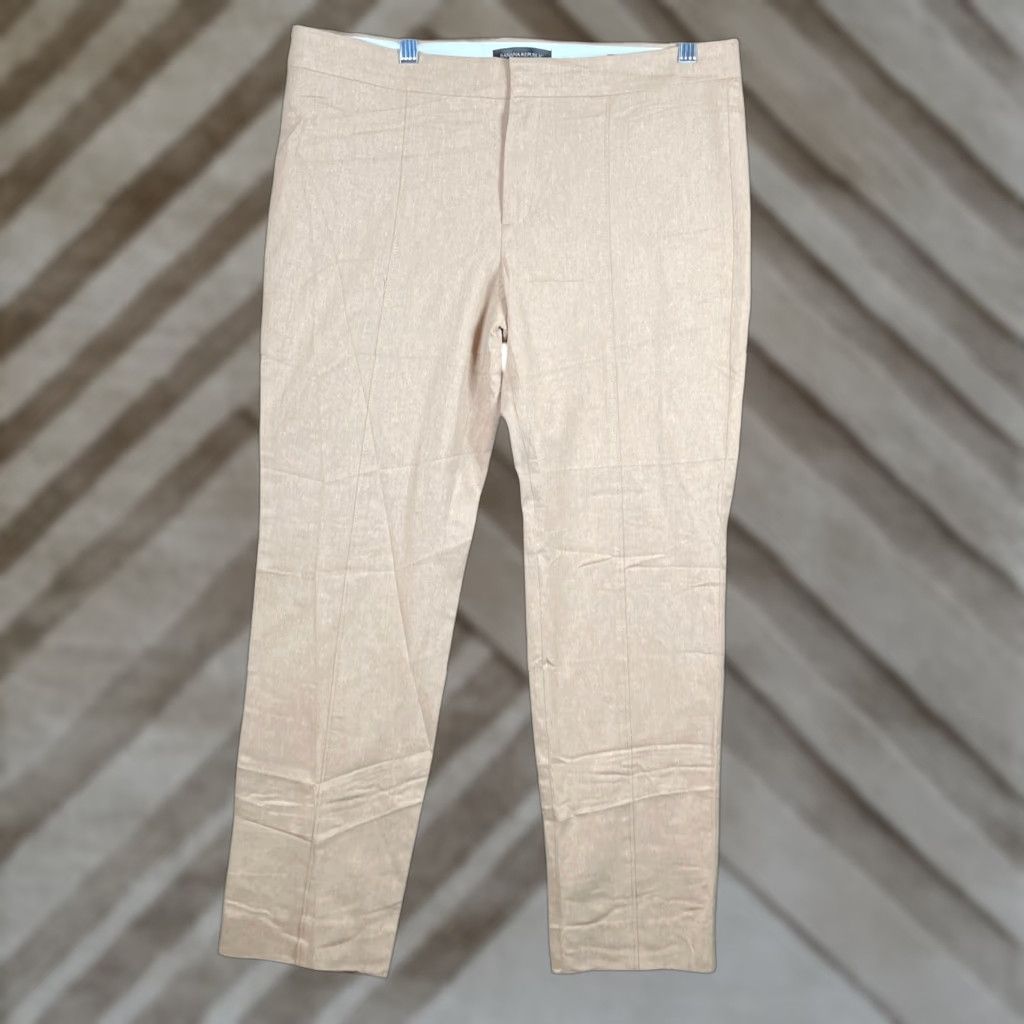 Banana Republic Banana Republic Womens Pants Sand Mid Rise Sloan Fit Straight Stretch 10 Size 32" / US 10 / IT 46 - 1 Thumbnail