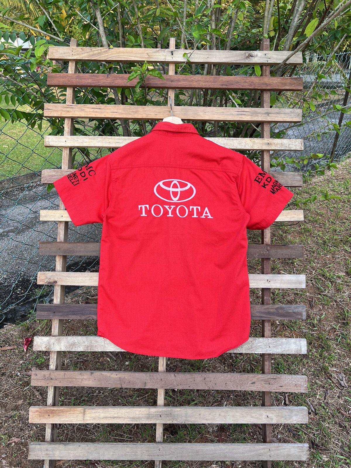 Japanese Brand Toyota Panasonic Formula 1 Racing Shirt Button Up Size US L / EU 52-54 / 3 - 10 Thumbnail
