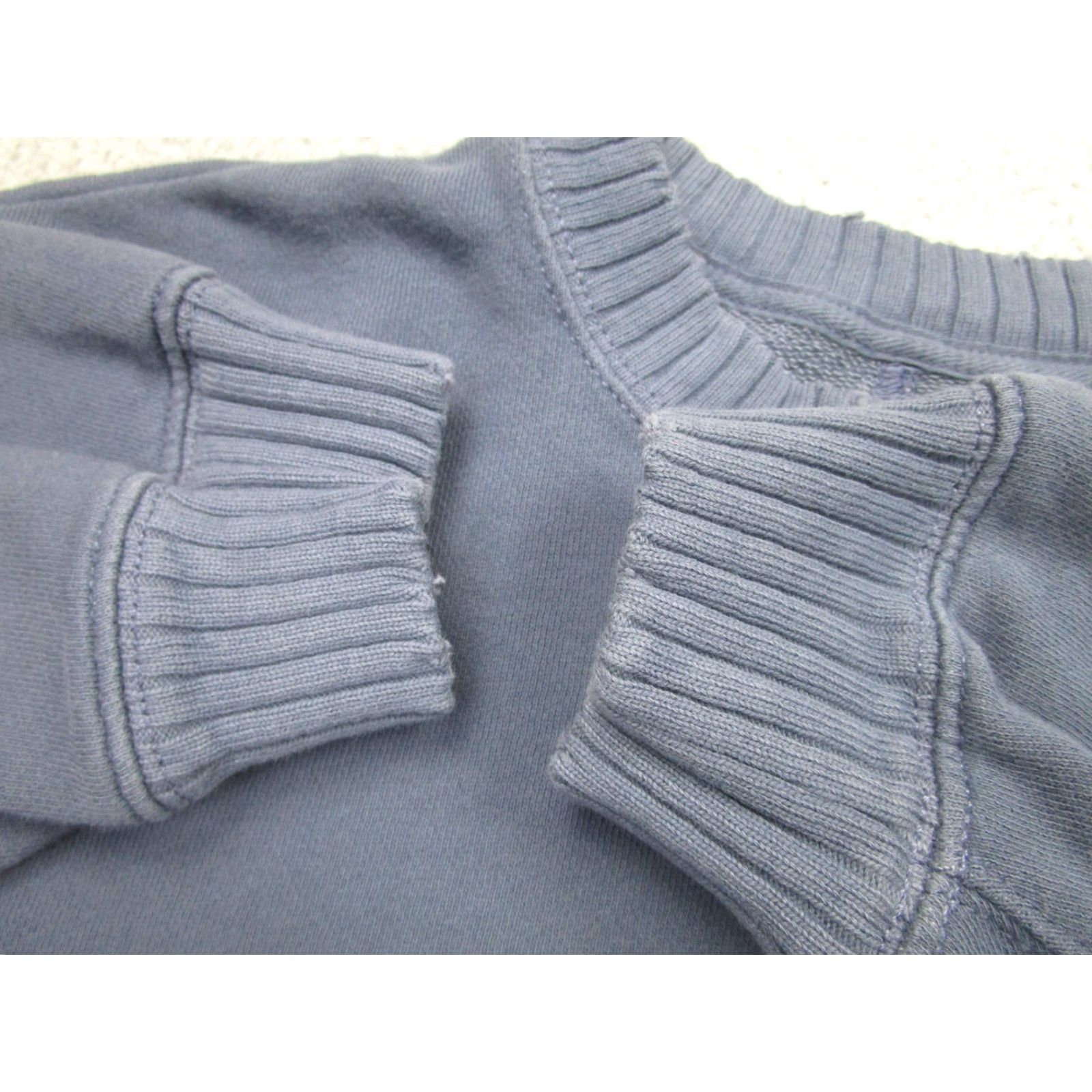 Vintage Aerie Sweatshirt Womens Small Blue Crewneck Terry Oversized Pullover cozy baggy Size S / US 4 / IT 40 - 4 Thumbnail
