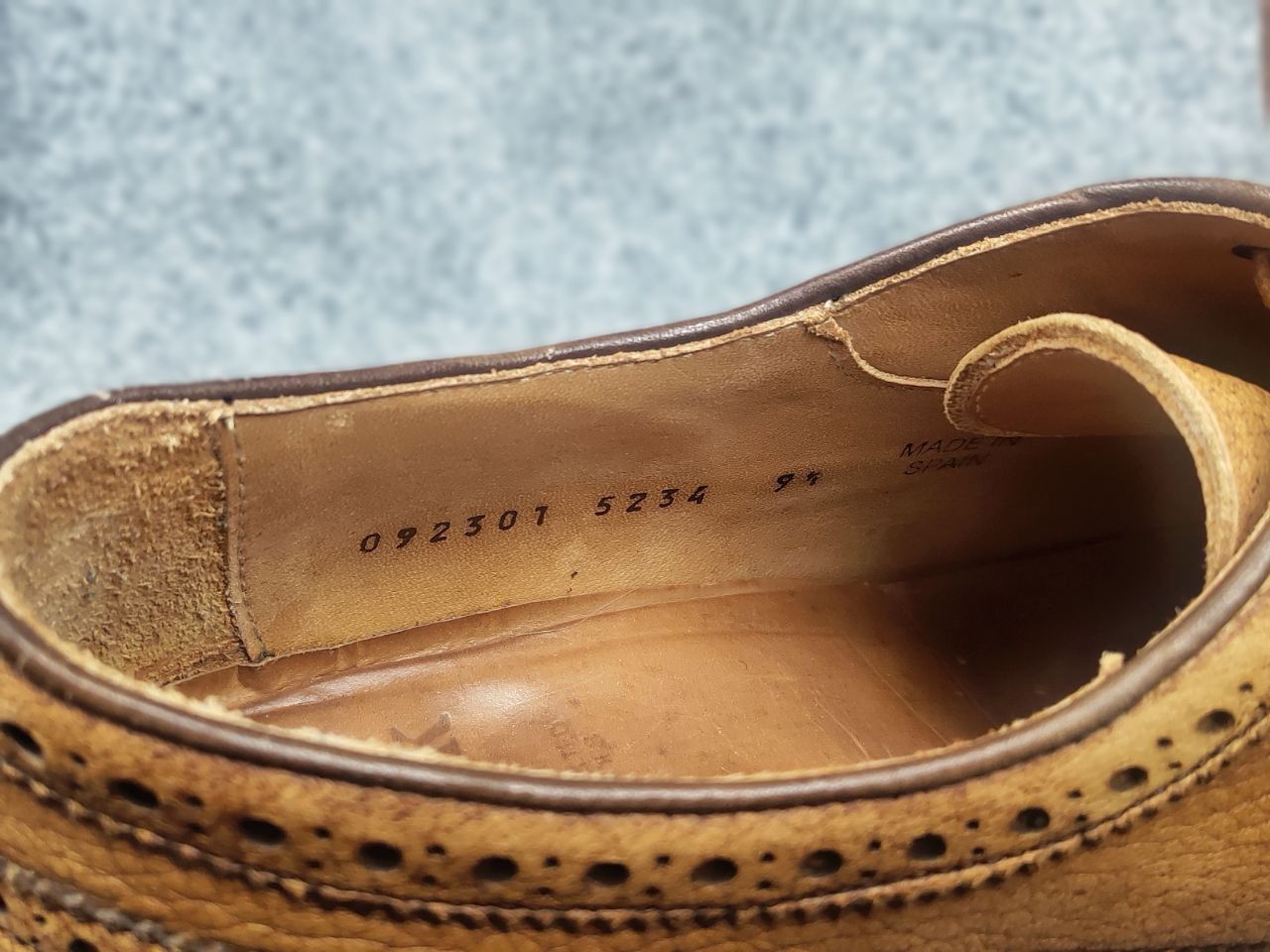 Berwick 1707 Berwick 1707 grainy leather Lace Up Brogue shoes Spain Made Size US 10.5 / EU 43-44 - 18 Thumbnail