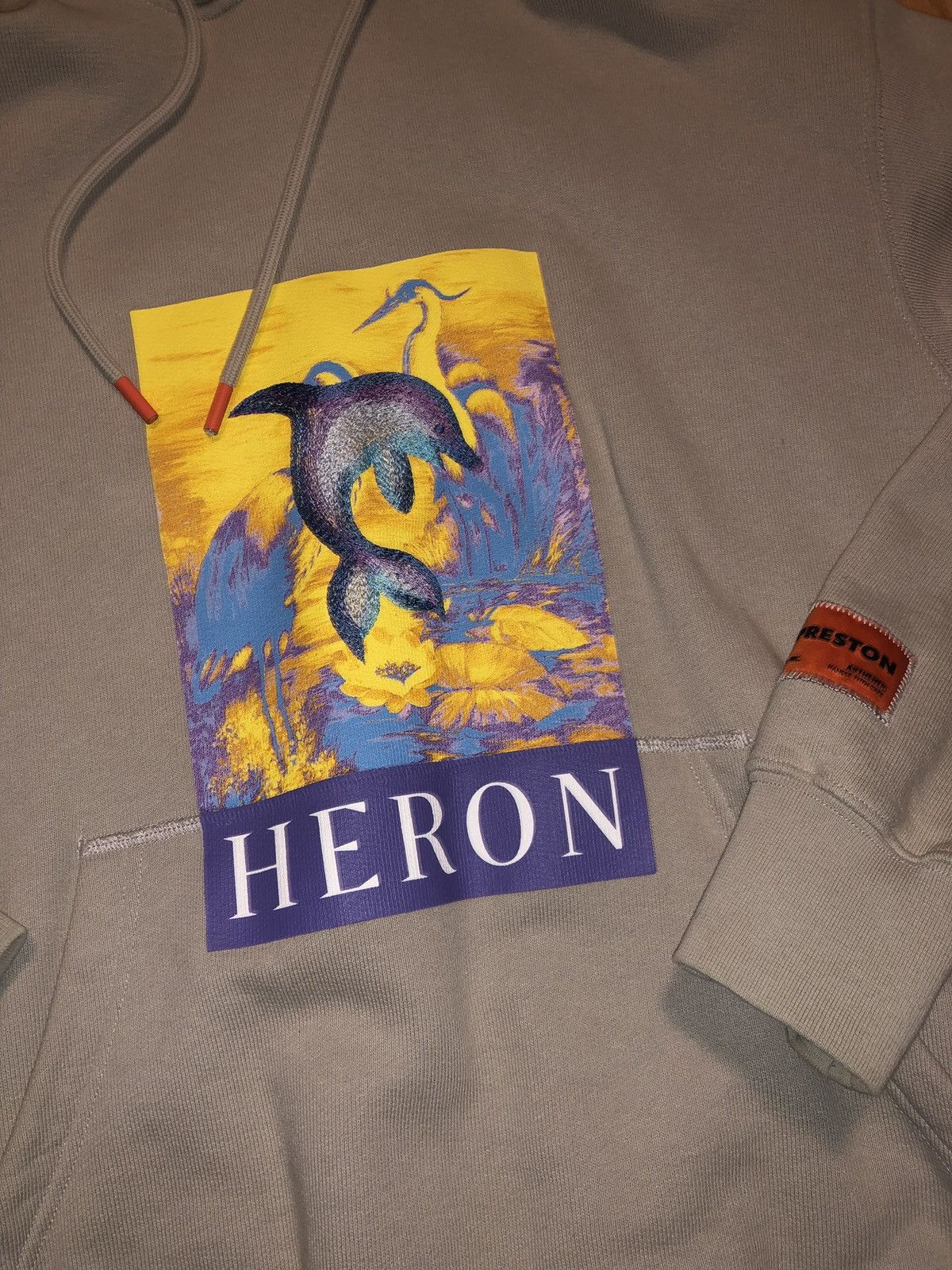 Heron Preston Heron Preston NF Heron Grey Hoodie - Size Small Size US S / EU 44-46 / 1 - 2 Thumbnail