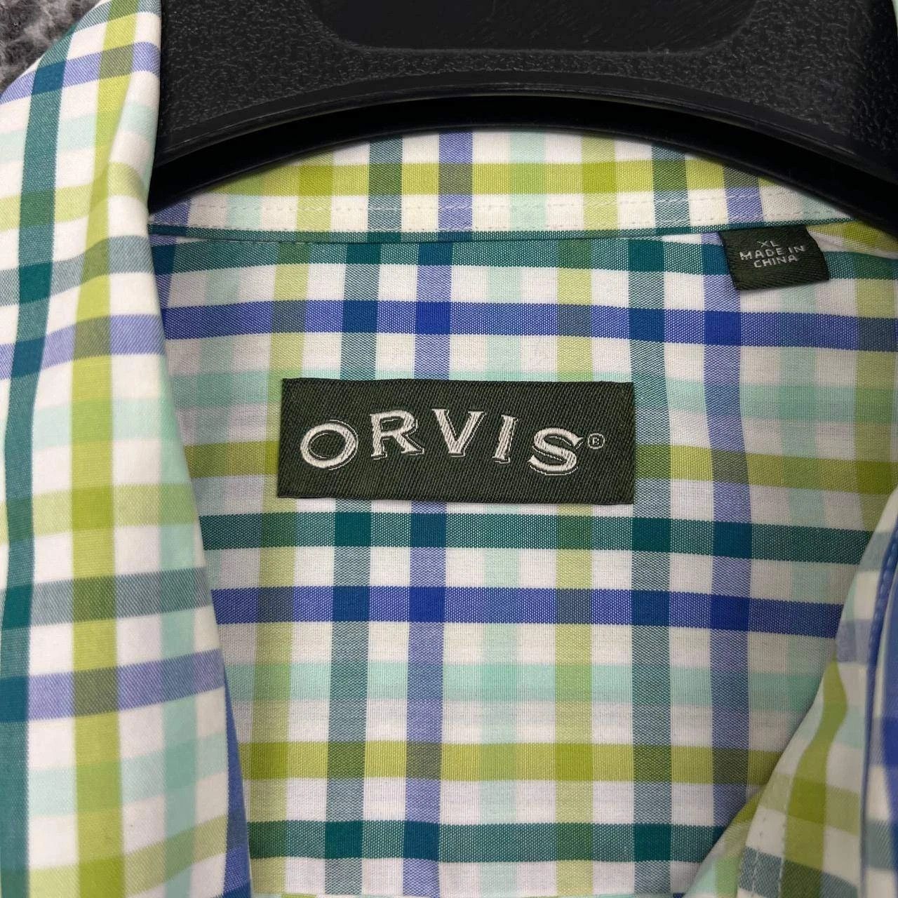 Orvis Orvis Button Down Shirt Men Plaid Collared Cotton XL Size US XL / EU 56 / 4 - 7 Thumbnail