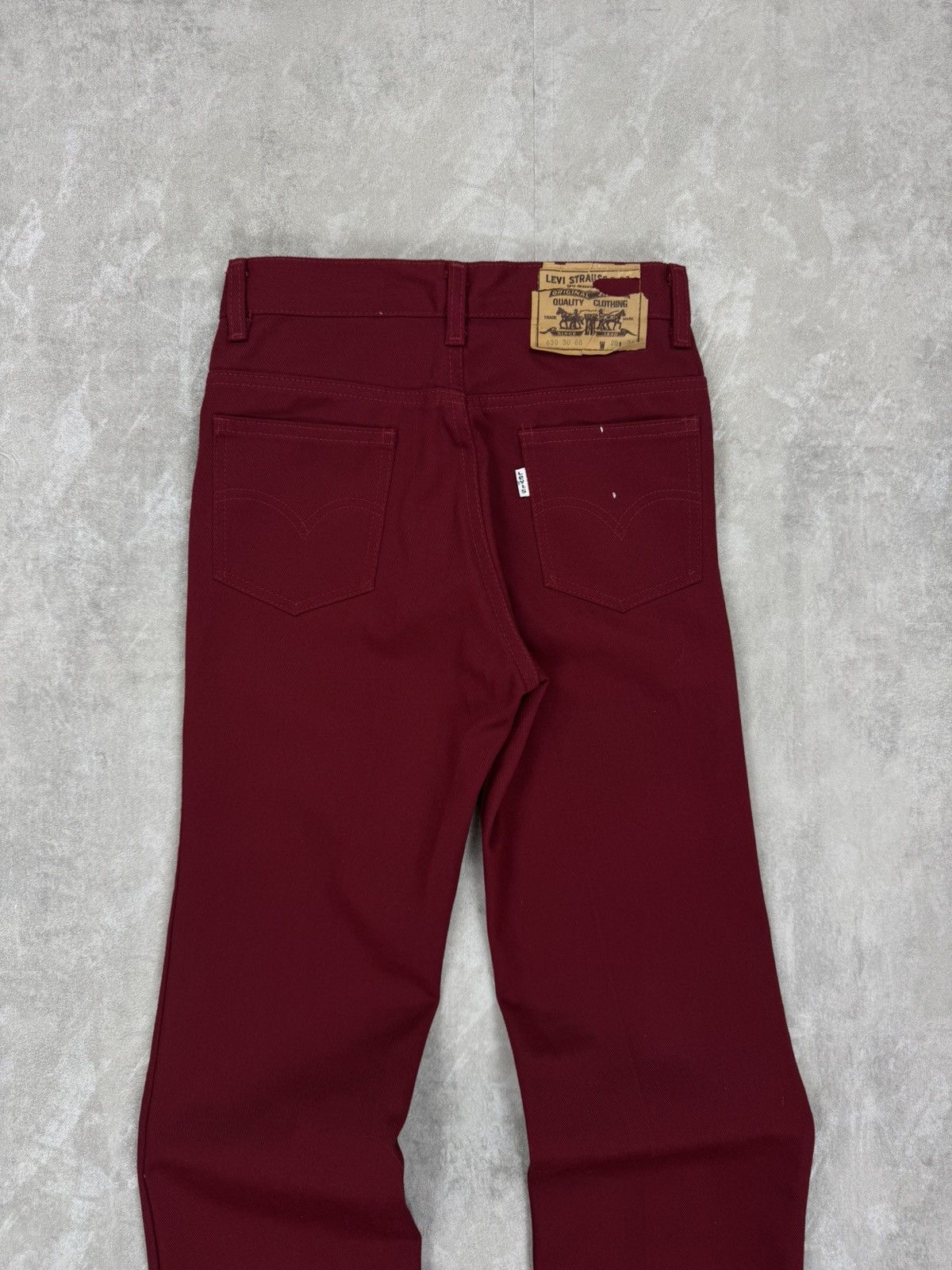 Levi's Vintage Clothing Rare Levis 630 30 88 Womens red jeans W28 L36 Size 28" / US 6 / IT 42 - 5 Thumbnail