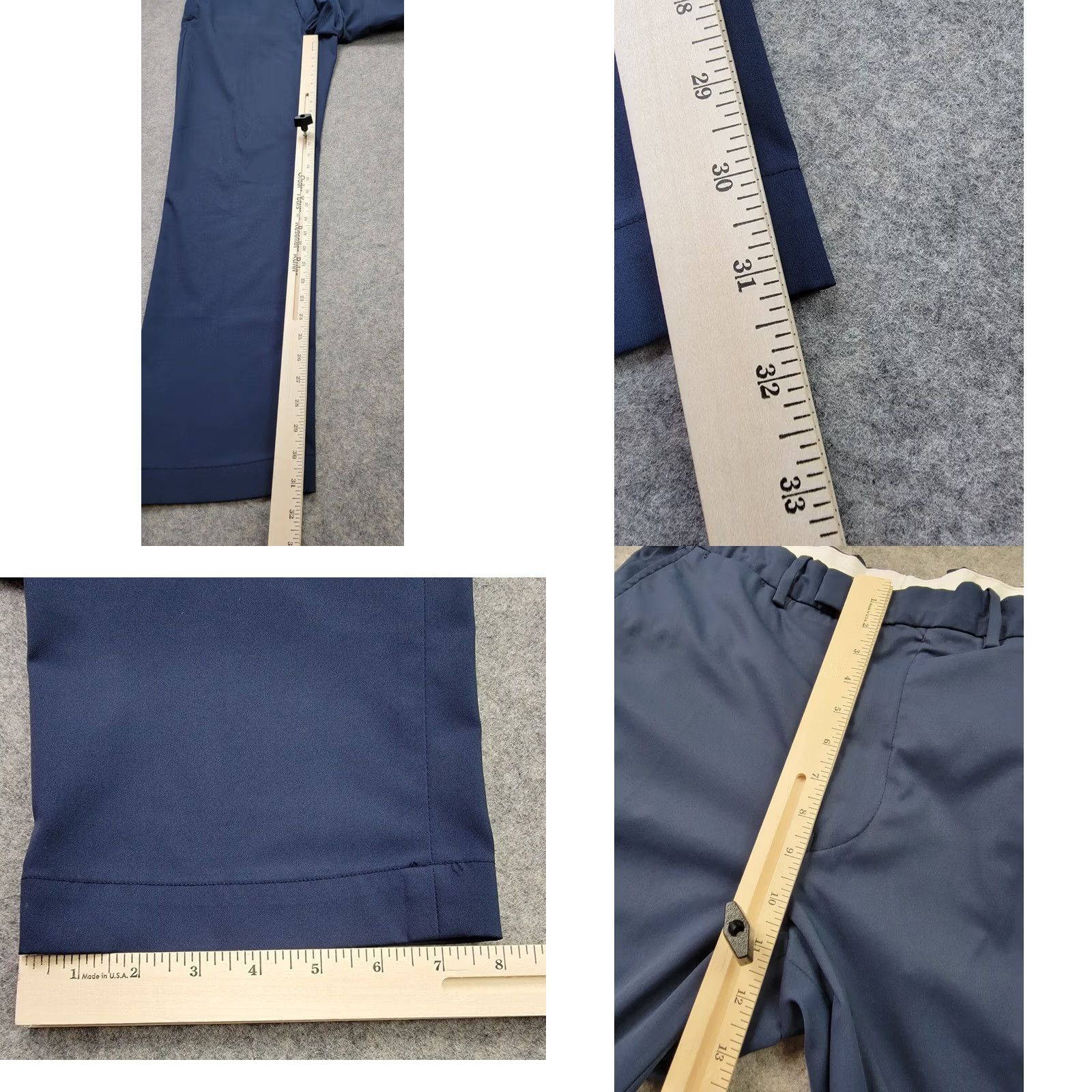 RLX Ralph Lauren RLX Ralph Lauren Pants Mens 34x32 Blue Dress Pants Straight Front Pockets Logo Casual Travel Sports Preppy 90s? Size US 34 / EU 50 - 9 Thumbnail
