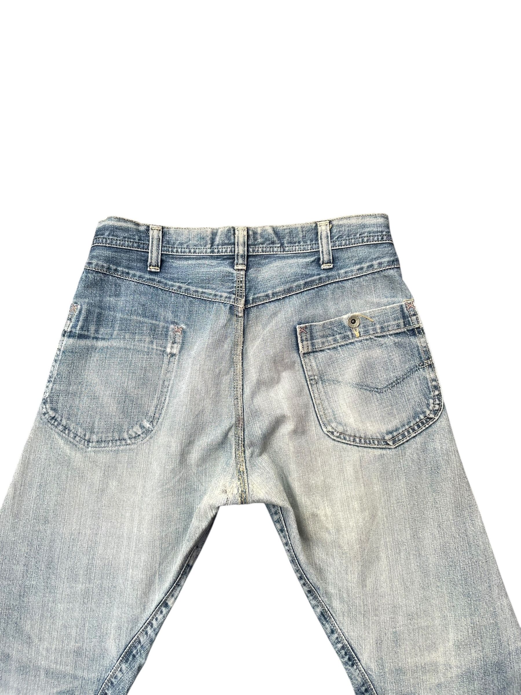 Lee Vintage Lee Union Made Japan Distresed Denim Size US 31 - 6 Thumbnail