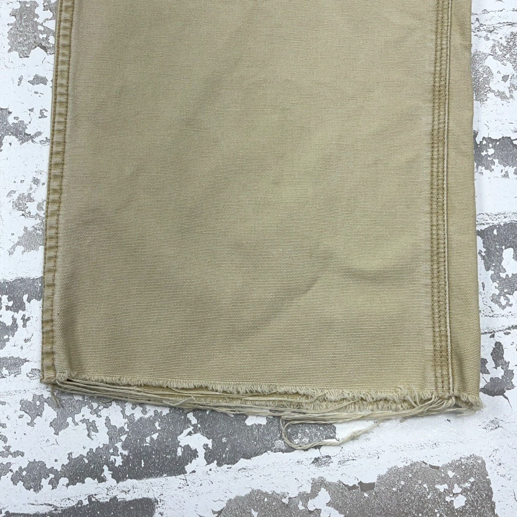 American Eagle Outfitters VINTAGE American Eagle Jeans Mens 30x32 Loose Baggy Wide Leg Y2K Cyber Skate AEO Jeans Beige Cotton 5-Pocket Mens Size US 30 / EU 46 - 4 Thumbnail