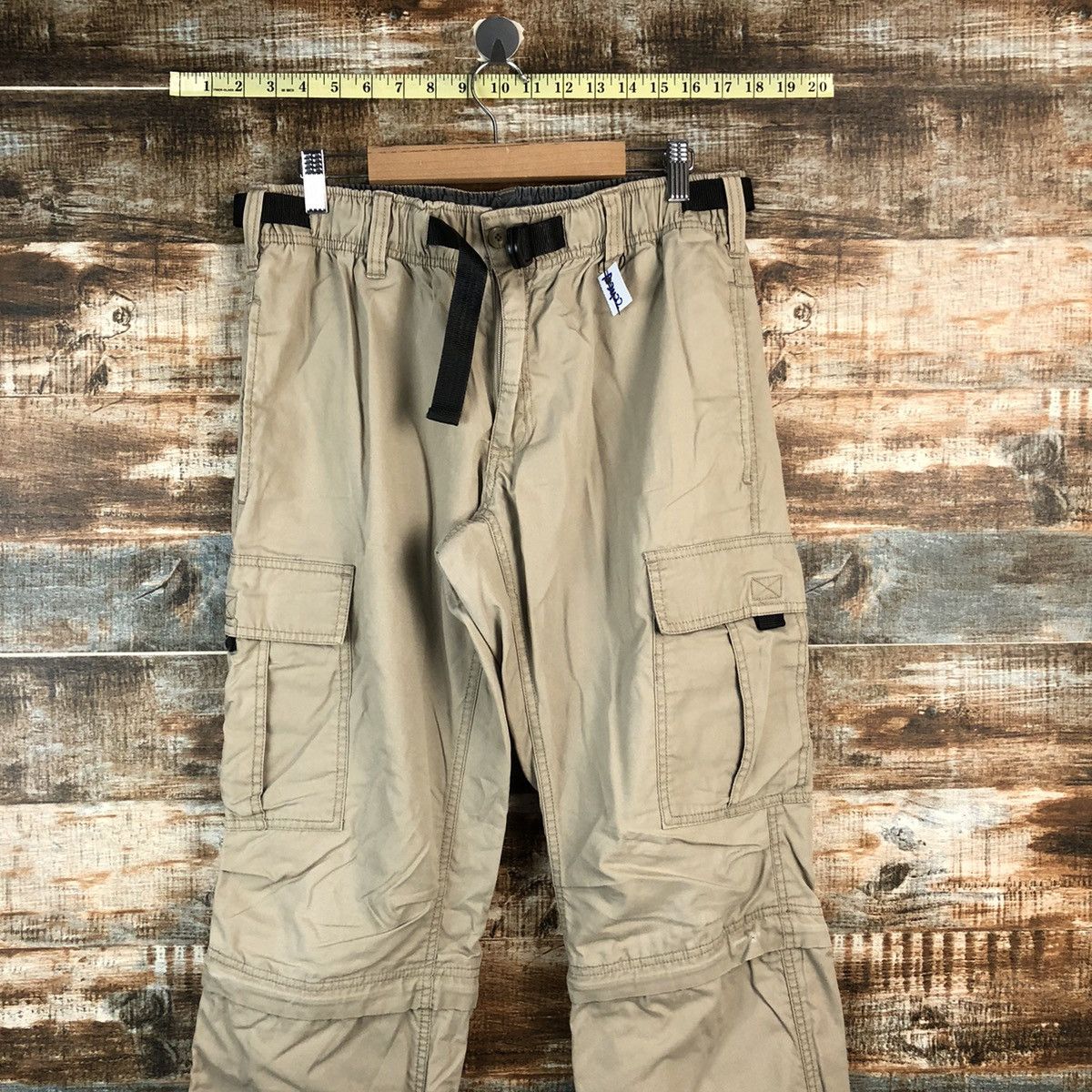 Japanese Brand Anti Label Brown Cargo Multipocket Pants #A2422 Size US 31 - 4 Thumbnail