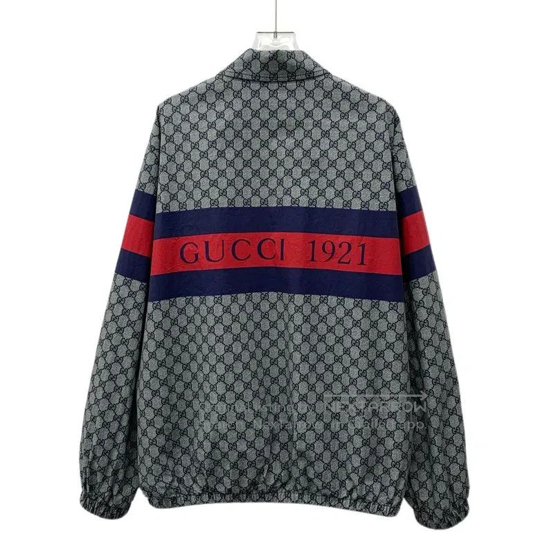 Gucci Gucci 24 colour-blocked striped logo jacquard full-print c Size US S / EU 44-46 / 1 - 2 Thumbnail