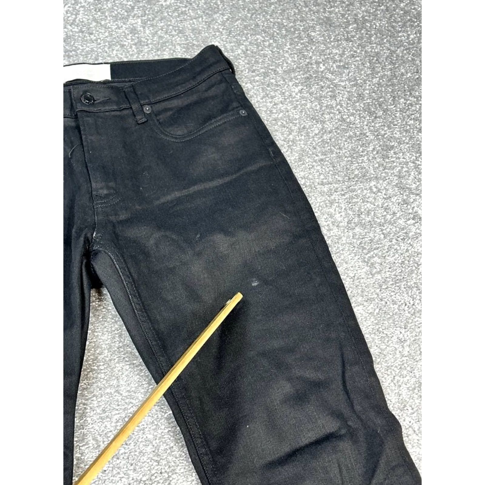 Everlane Everlane Jeans Mens Skinny Leg Low Rise Black Denim Cotton Stretch 28 29x29 Size US 28 / EU 44 - 7 Thumbnail