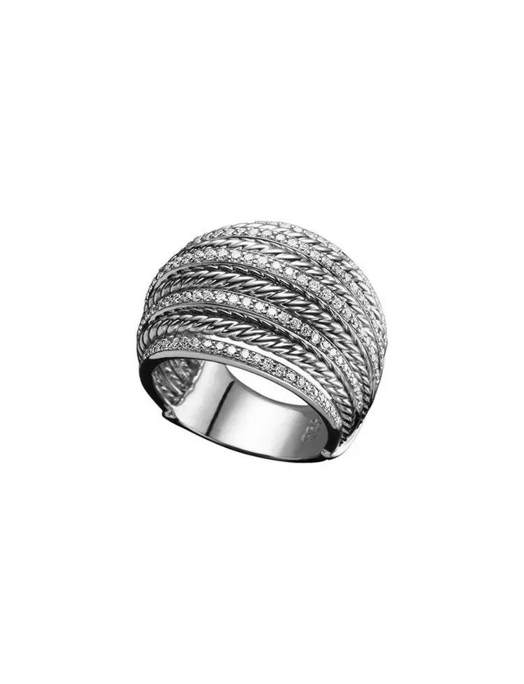 David Yurman o1s1wg111025 R09915D Size 8 / Ring in Silver Size ONE SIZE - 1 Preview