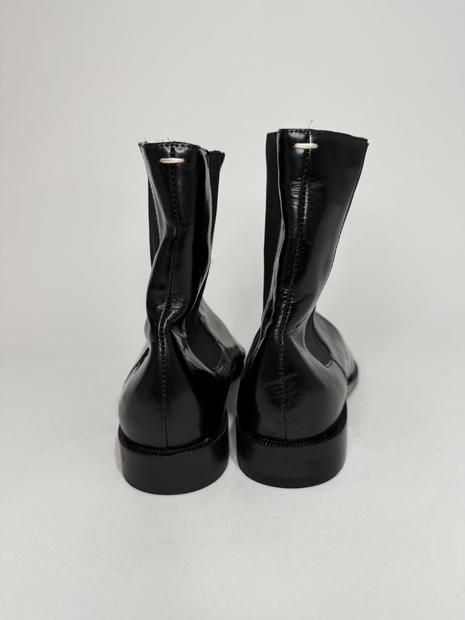 Maison Margiela Maison Margiela Tabi Leather Chelsea Boots. Size US 5.5 / EU 38 - 4 Thumbnail
