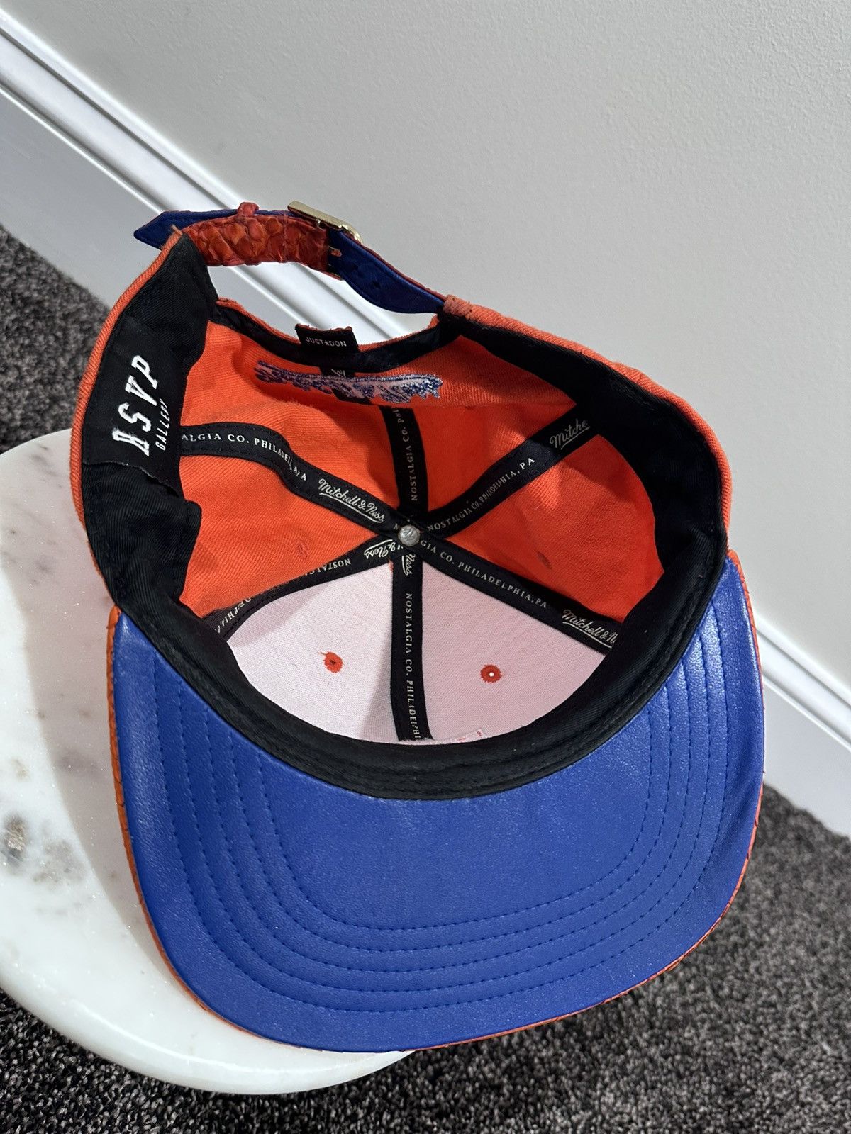 Just Don × Mitchell & Ness Just Don x Mitchell & Ness Denver Broncos Orange Python Hat Size ONE SIZE - 9 Thumbnail