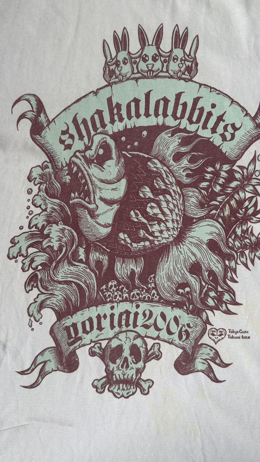 Vintage VINTAGE SHAKALABBITS TOKYO BAND TEE Size US M / EU 48-50 / 2 - 2 Thumbnail